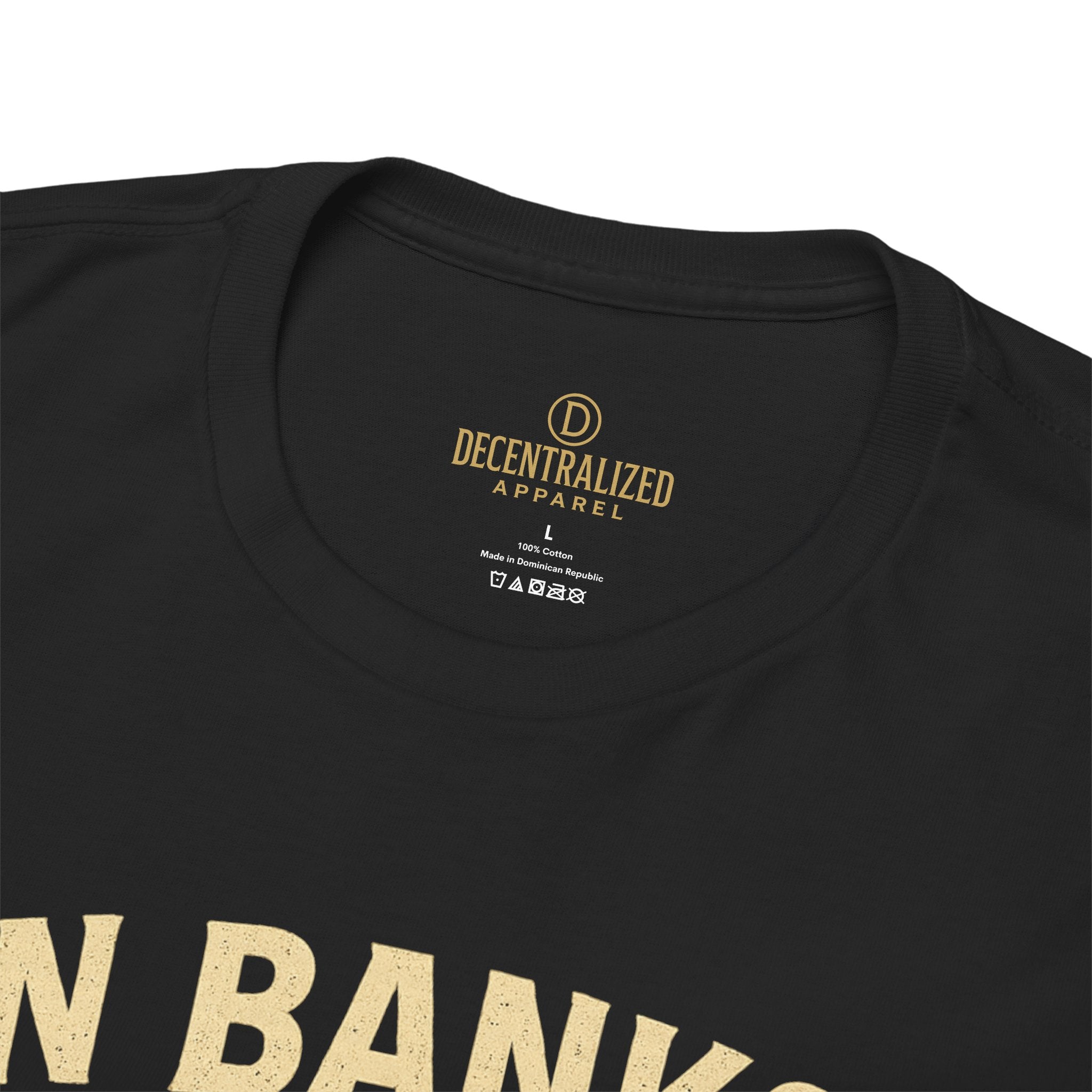 In Banks We Break XRP Crypto Graphic Tee