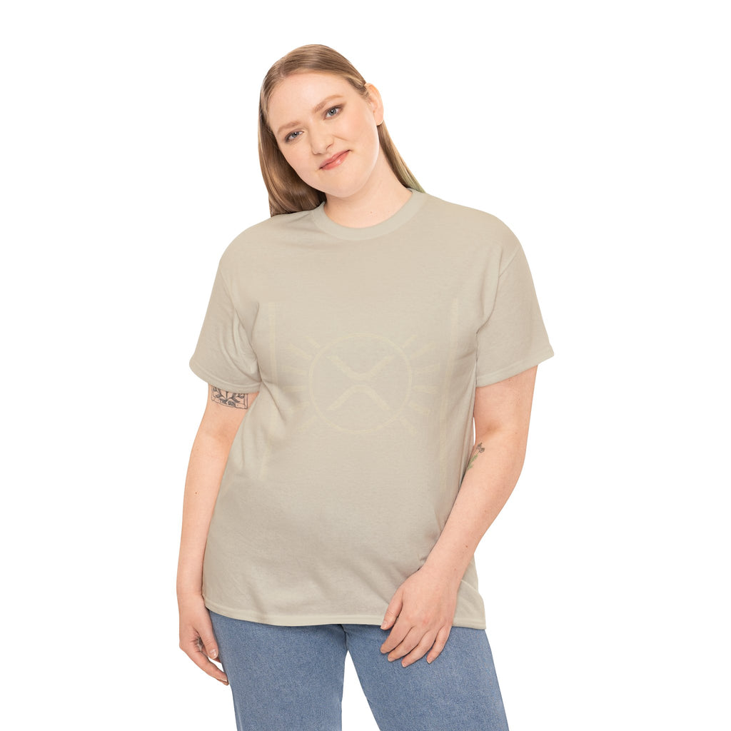 XRP Sun Logo T‑Shirt — Minimal Crypto Ripple Tee