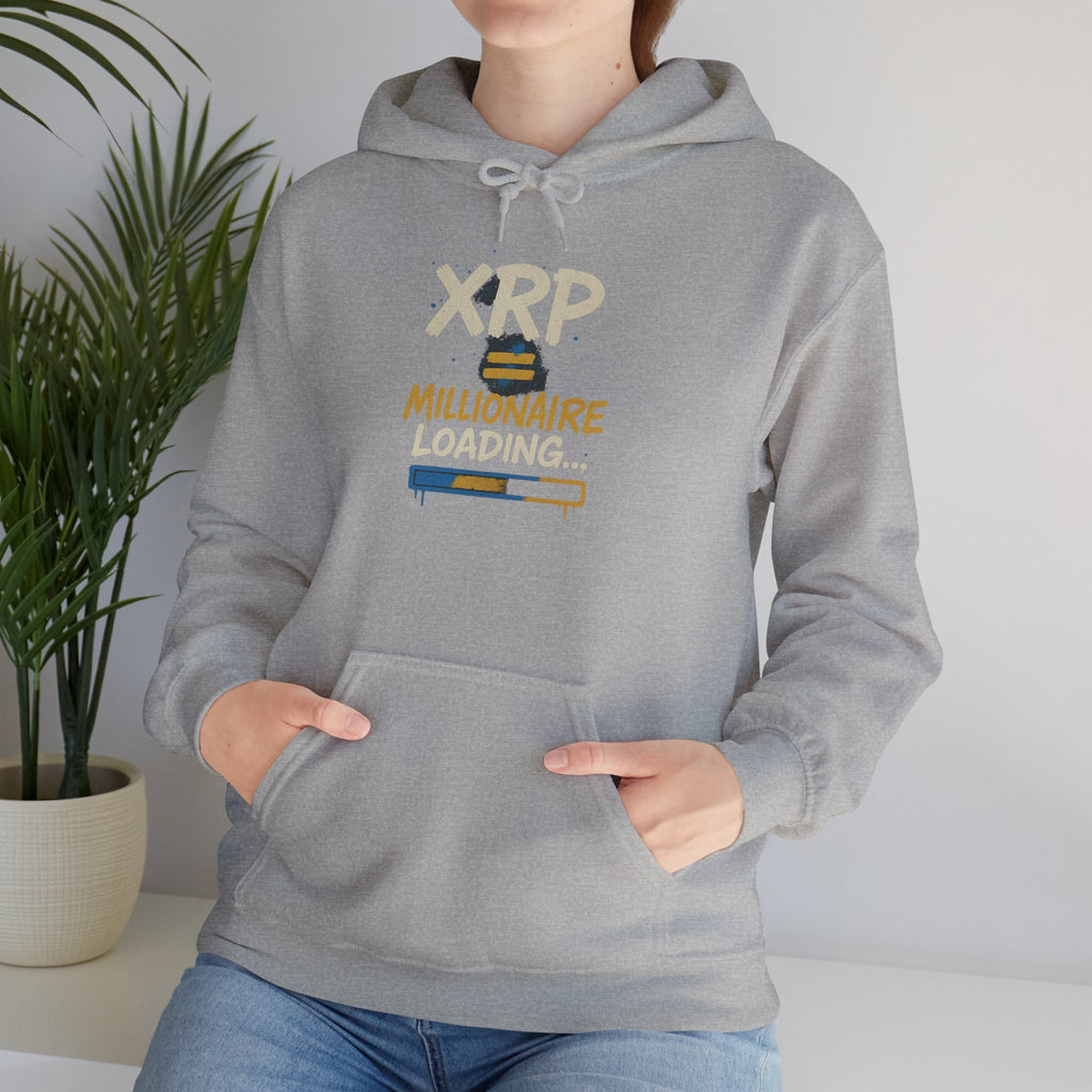 XRP "Millionaire Loading" Hoodie - Crypto Investor Sweatshirt