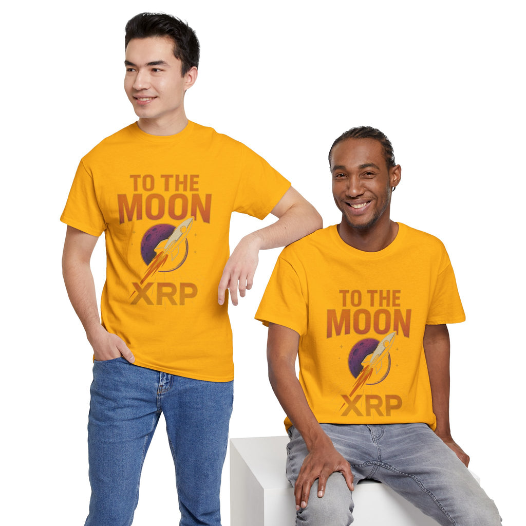 XRP To The Moon Tee — Cryptocurrency Investor Rocket Shirt