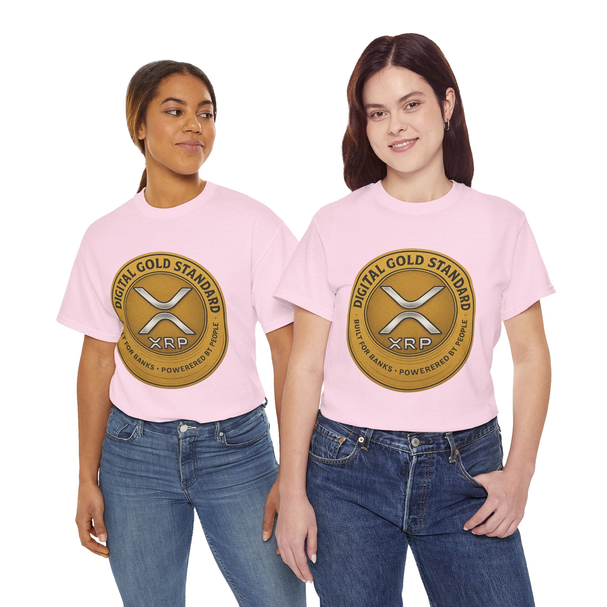 XRP Digital Gold Tee – Cryptocurrency Logo Shirt