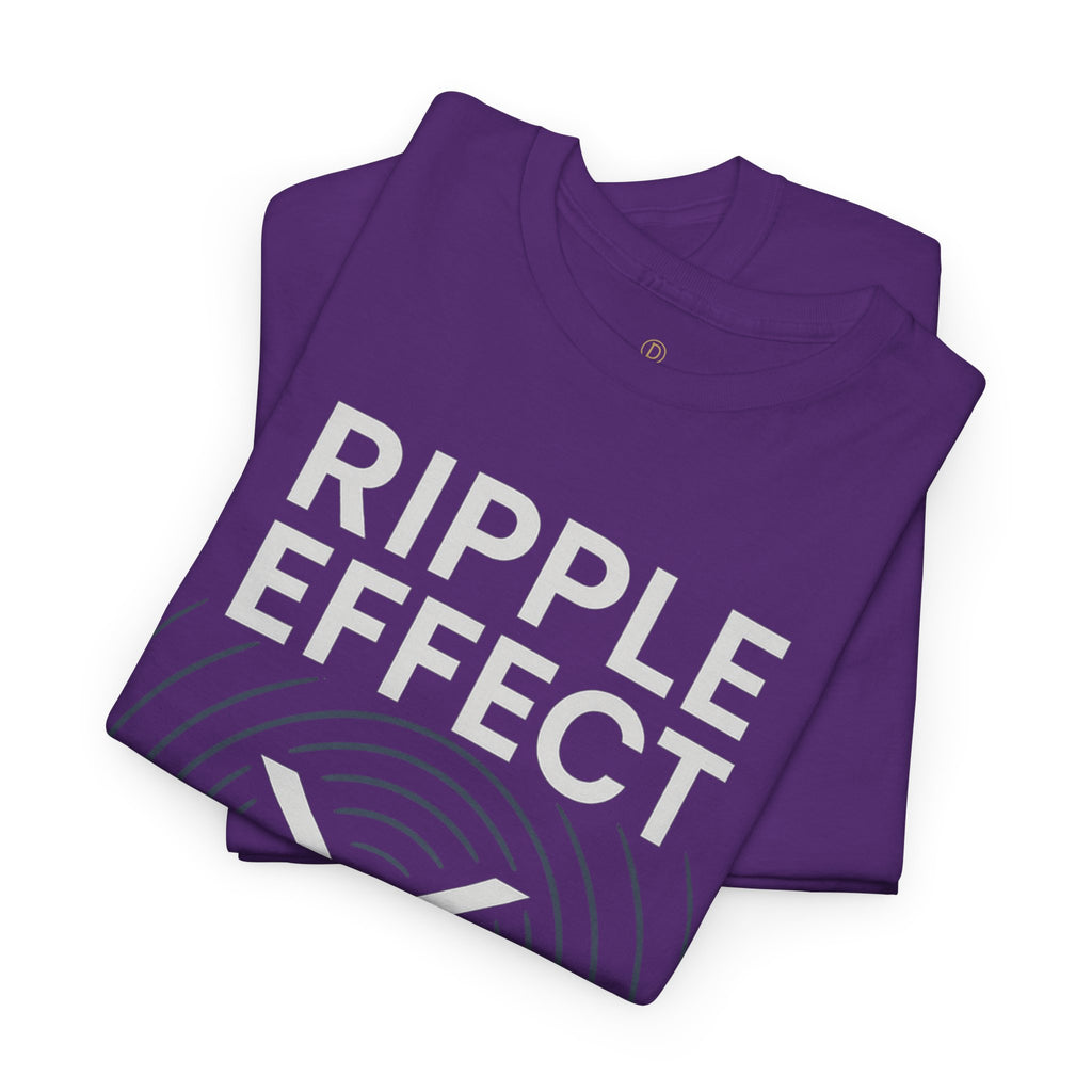 Ripple Effect XRP Tee — Minimal Cryptocurrency Logo T-Shirt