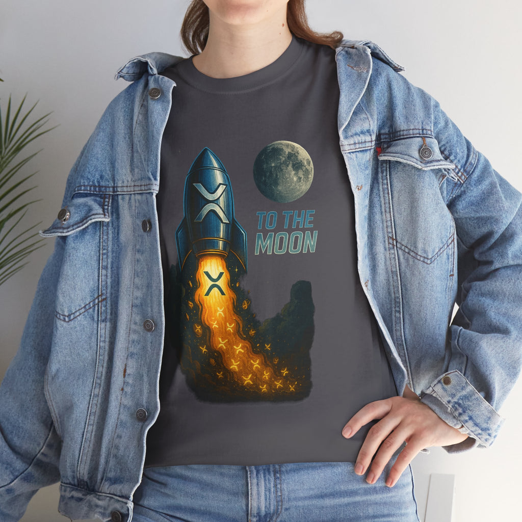 Rocket 'To the Moon' T-Shirt - Space Exploration Graphic Tee