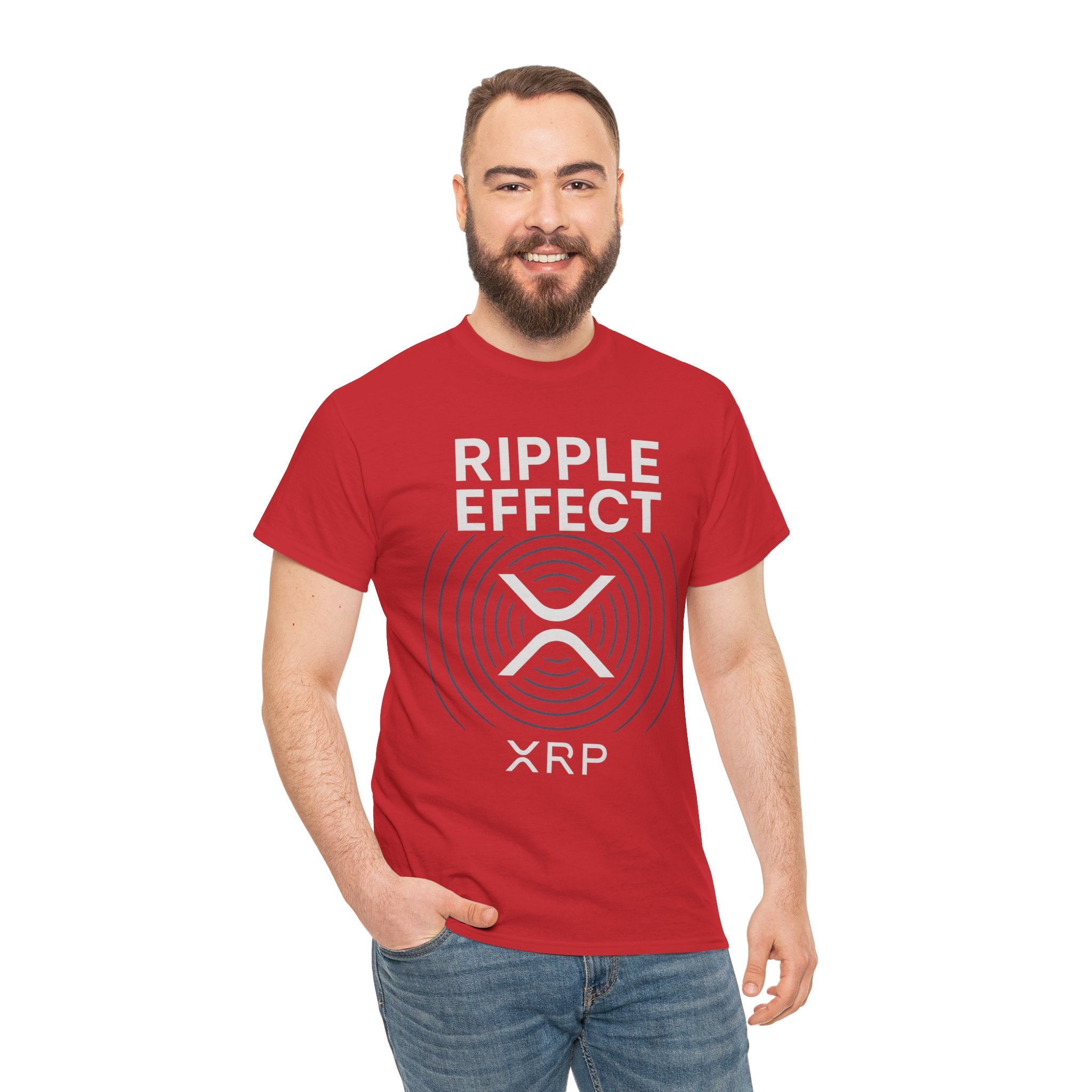 Ripple Effect XRP Tee — Minimal Cryptocurrency Logo T-Shirt