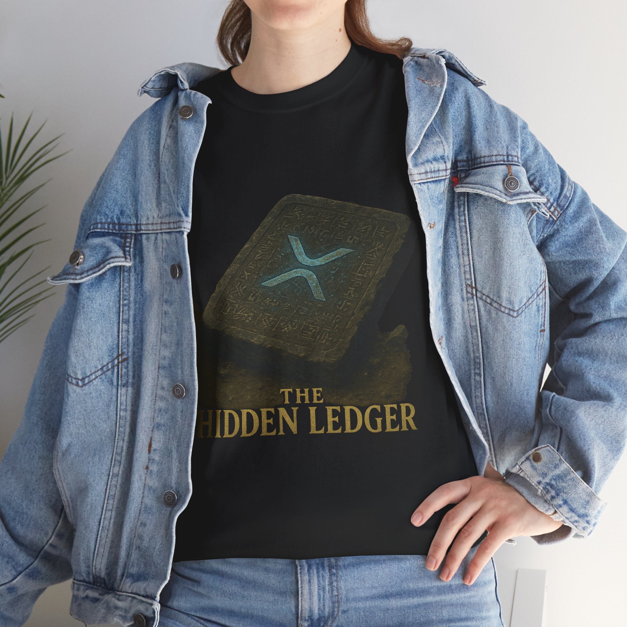 T-Shirt — "The Hidden Ledger" Crypto XRP Wallet Graphic Tee