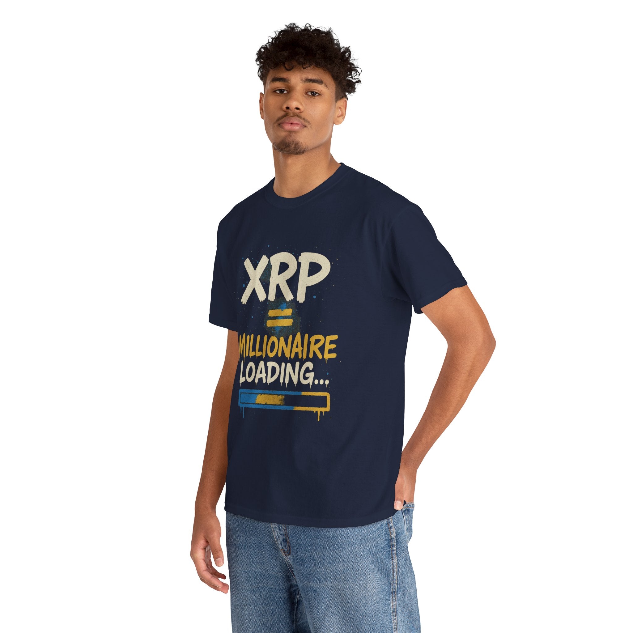 XRP Millionaire Loading T-Shirt — Crypto Investor Progress Tee