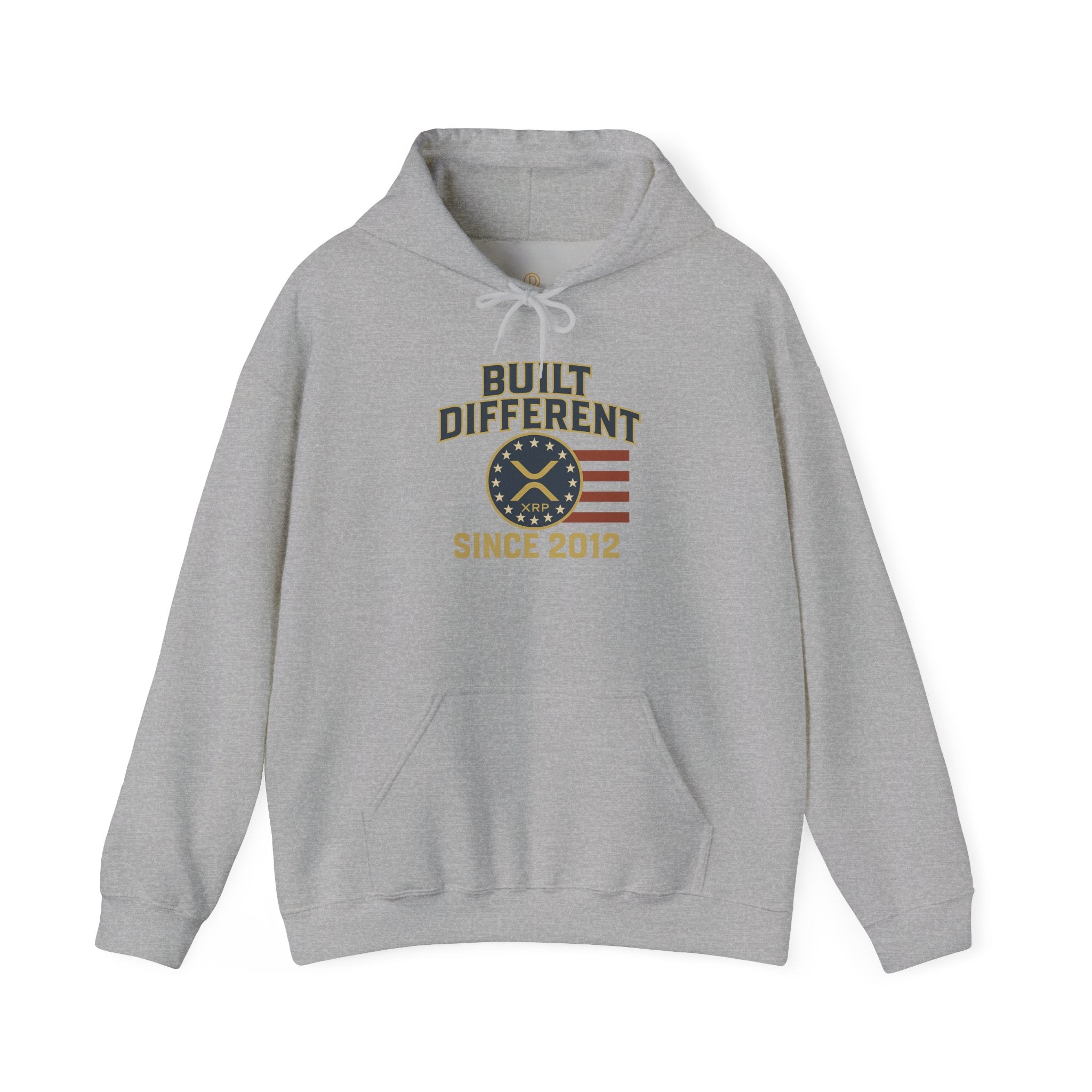 Built Different Hoodie • 'Built Different Since 2012' Patriotic Casual Pullover