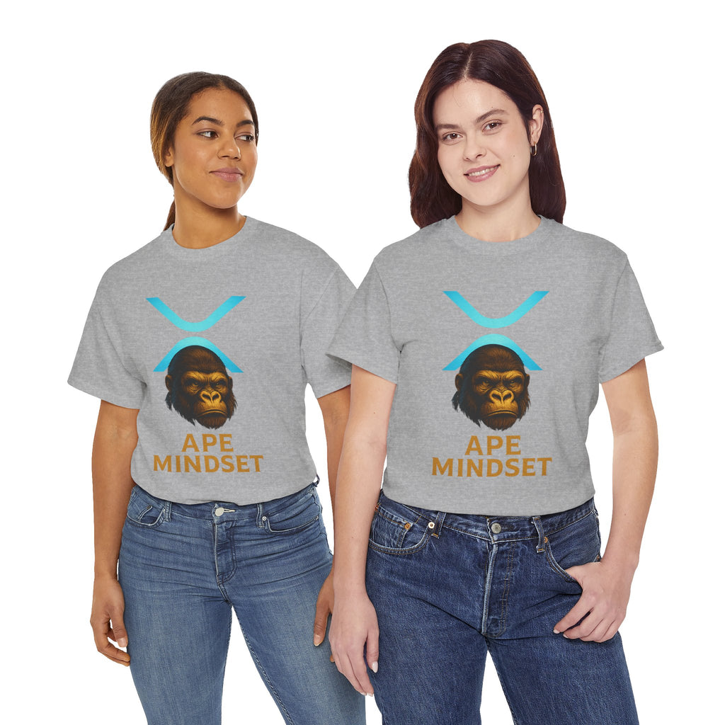 Ape Mindset T-Shirt — Crypto XRP Ape Graphic Tee