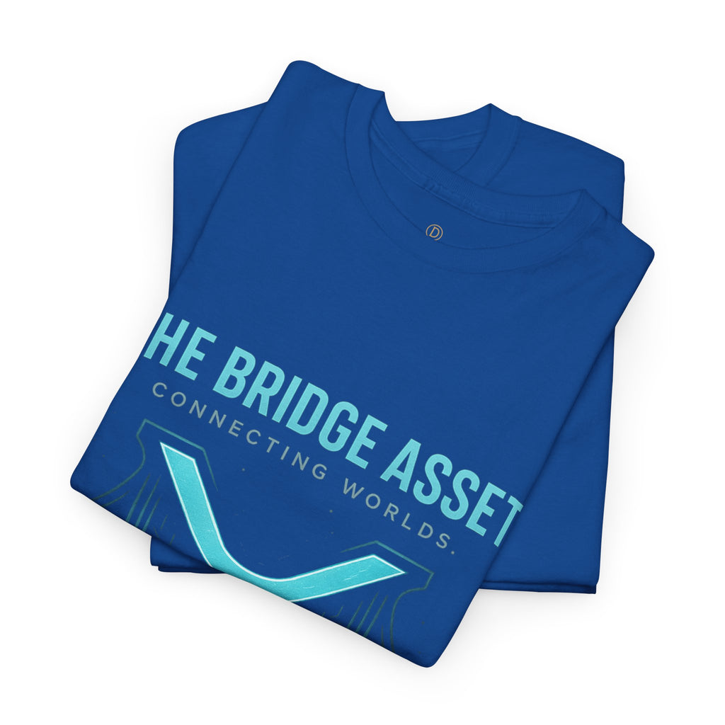 The Bridge Asset Tee – 'Connecting Worlds' Crypto Ripple X Logo T-Shirt