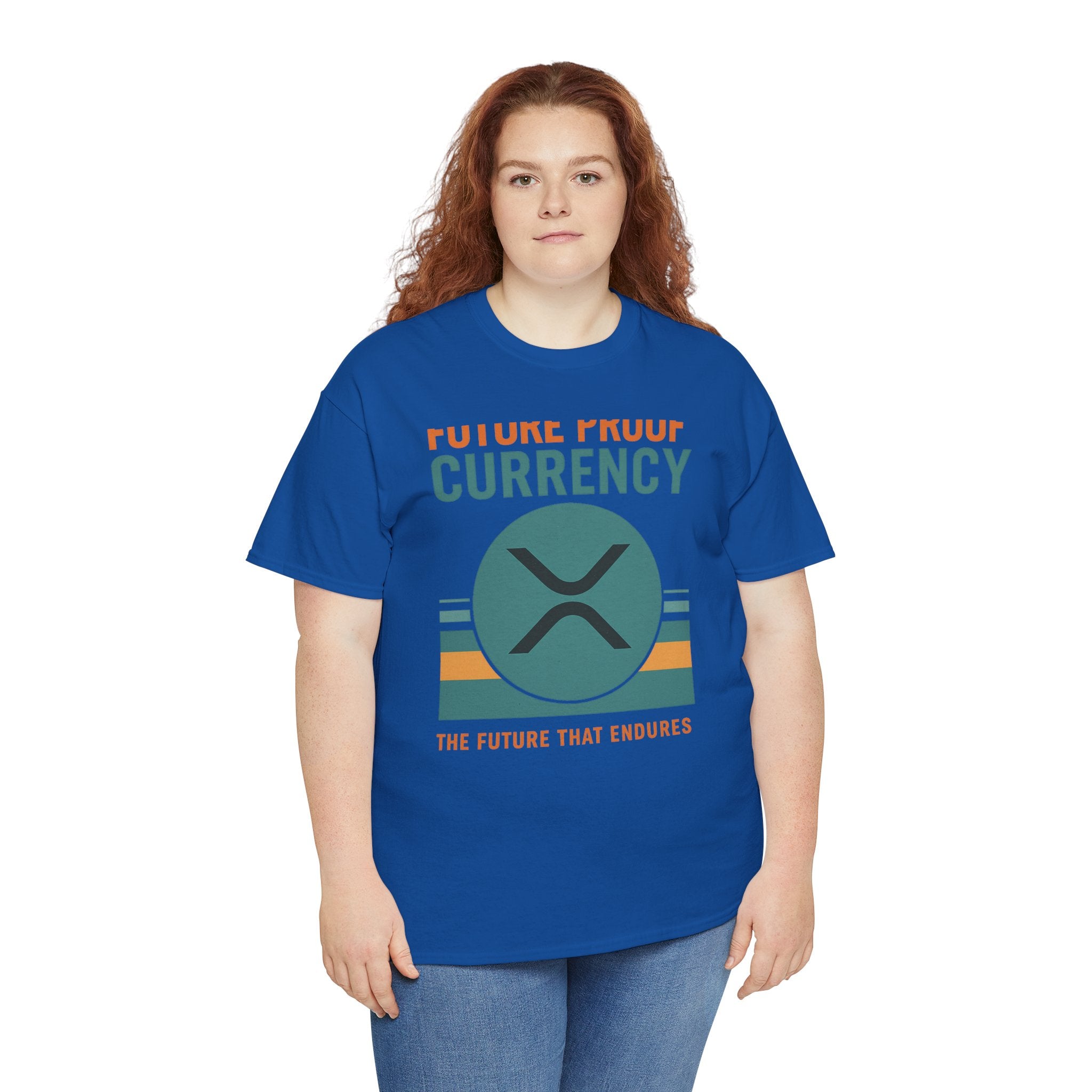 RIPPLE XRP 'Future Proof Currency' Graphic Tee — Crypto Retro Logo Shirt