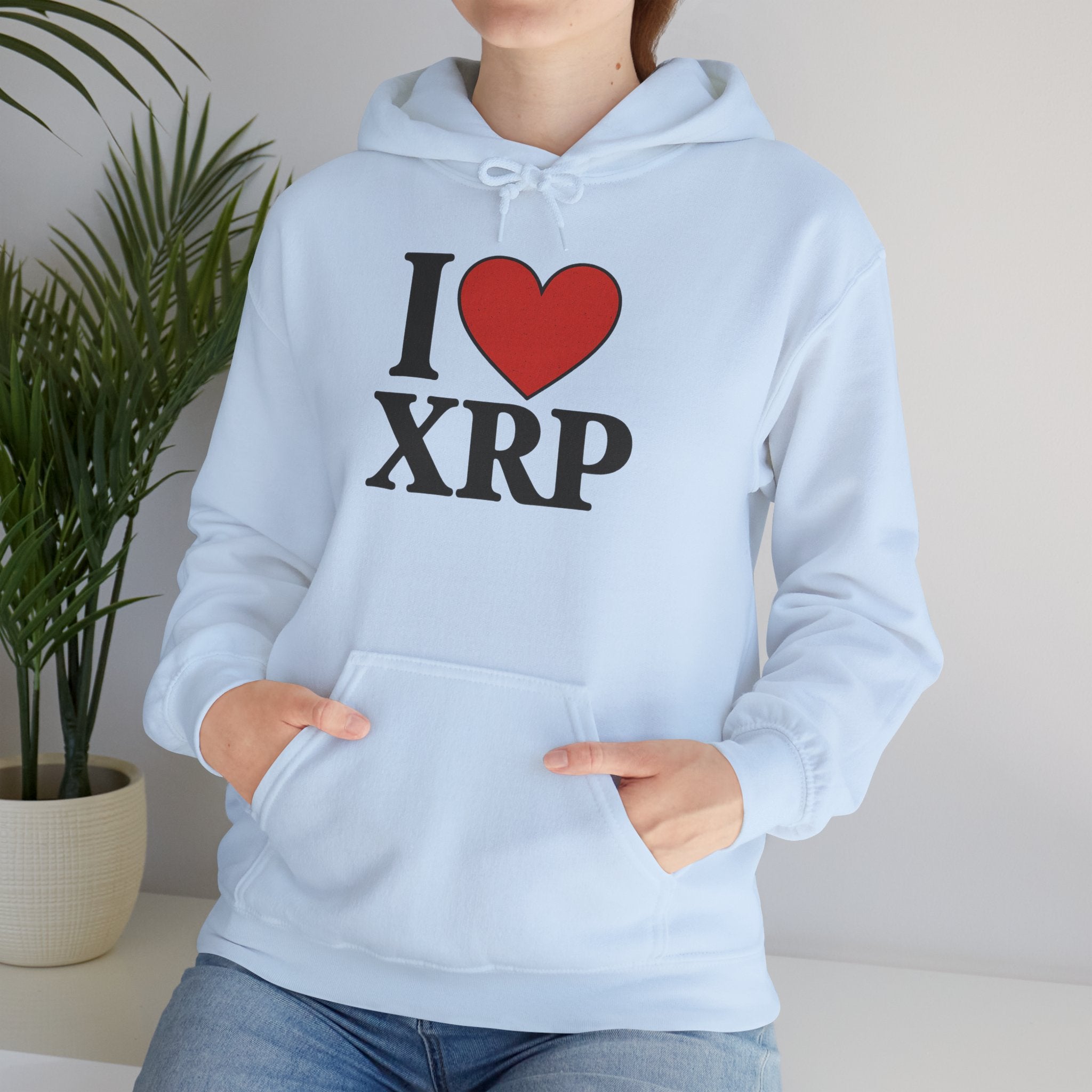 I  XRP Hoodie — Crypto Enthusiast Ripple Sweatshirt