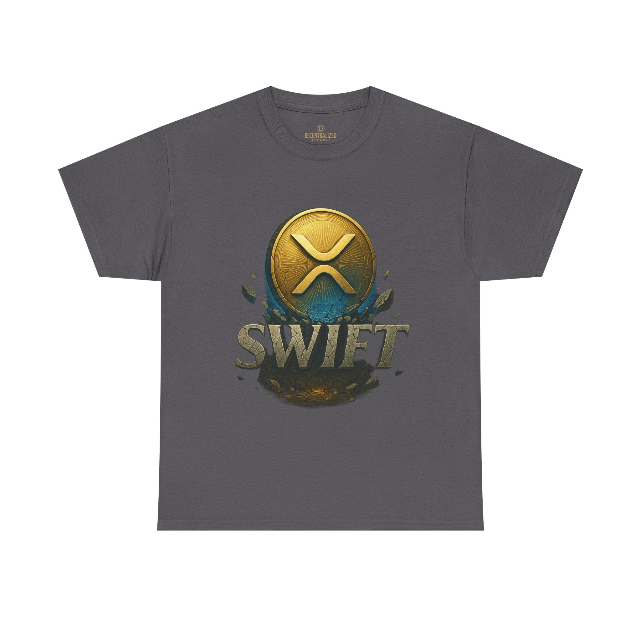XRP Swift Cryptocurrency T‑Shirt — Ripple Coin Logo Graphic Tee