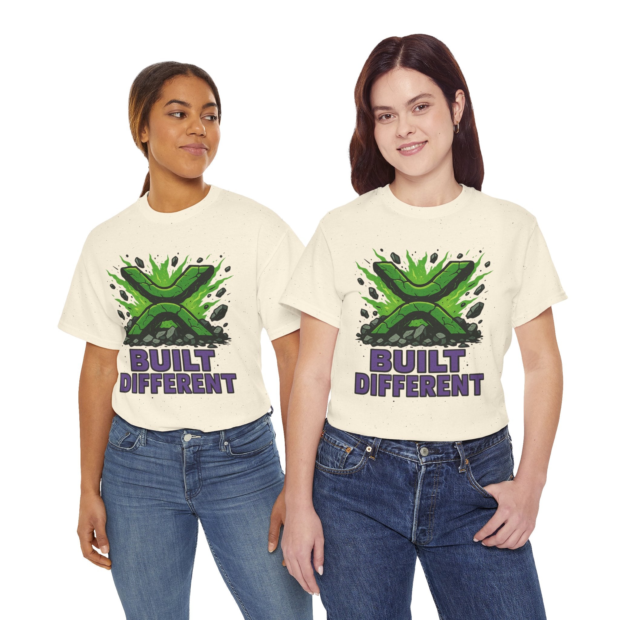 Built Different T-Shirt — Green Gamer Logo Tee