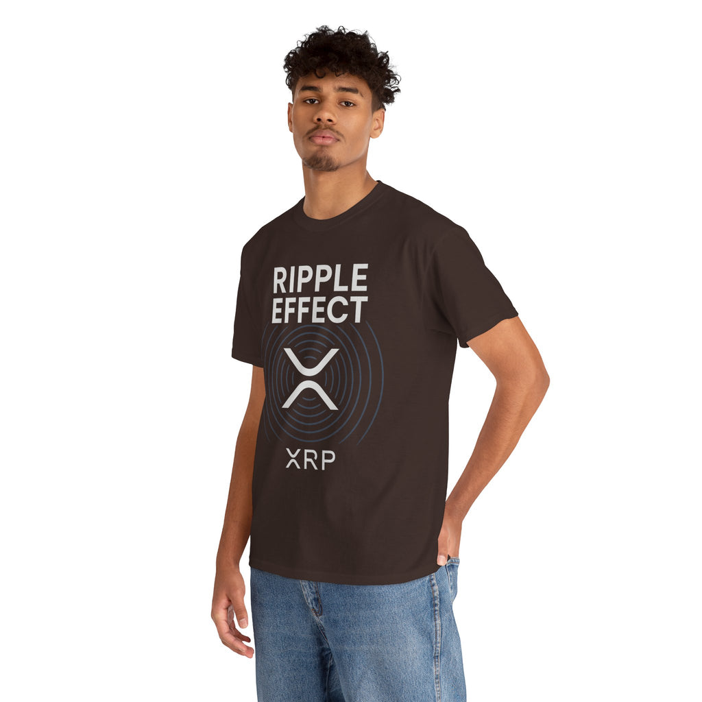 Ripple Effect XRP Tee — Minimal Cryptocurrency Logo T-Shirt