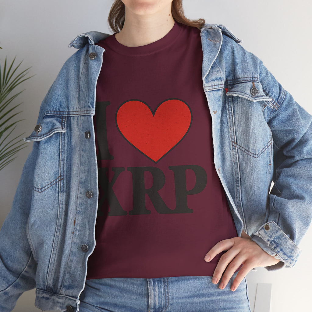 I  XRP T-Shirt — Crypto Enthusiast Ripple Tee