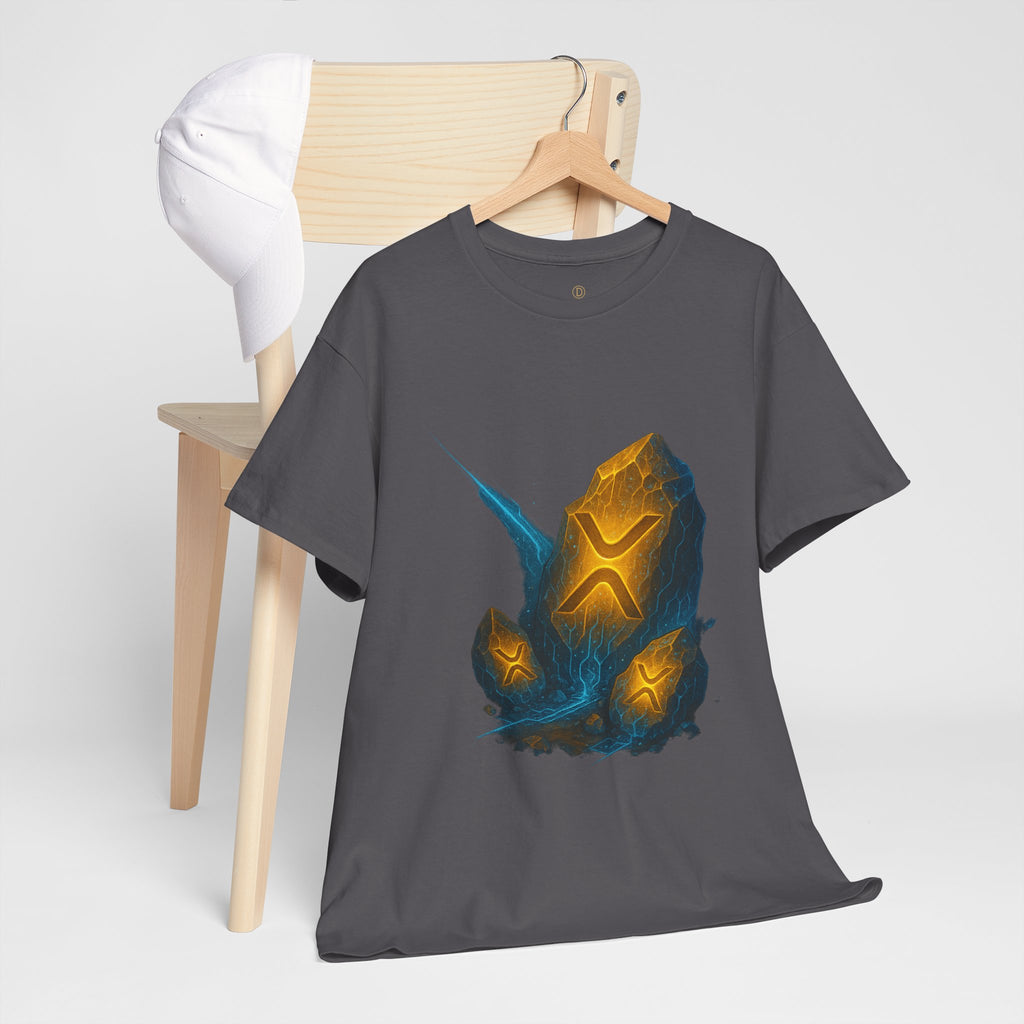 Rune Stone Graphic Tee — Glowing Mystic Rock T-Shirt