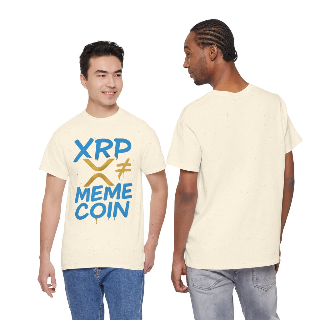 XRP ≠ Meme Coin T‑Shirt — Crypto Advocate Graphic Tee
