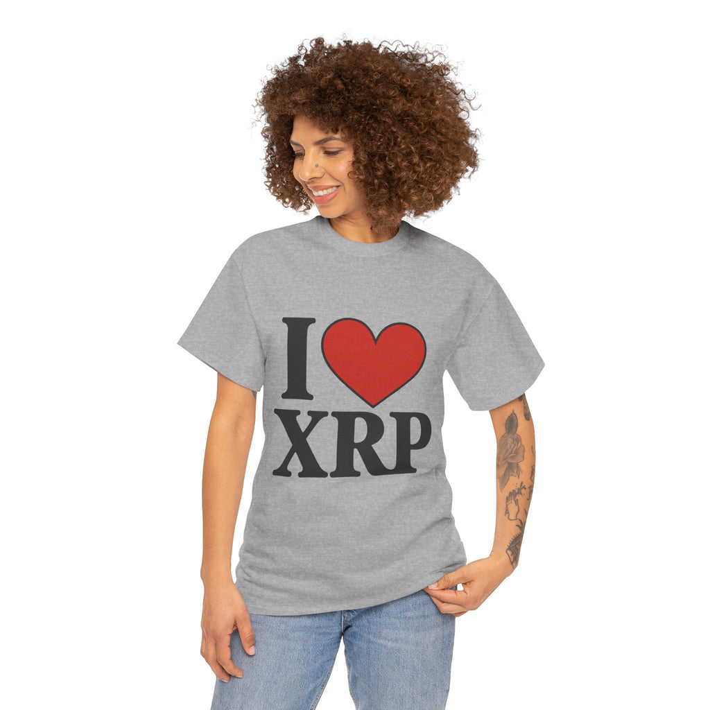 I  XRP T-Shirt — Crypto Enthusiast Ripple Tee