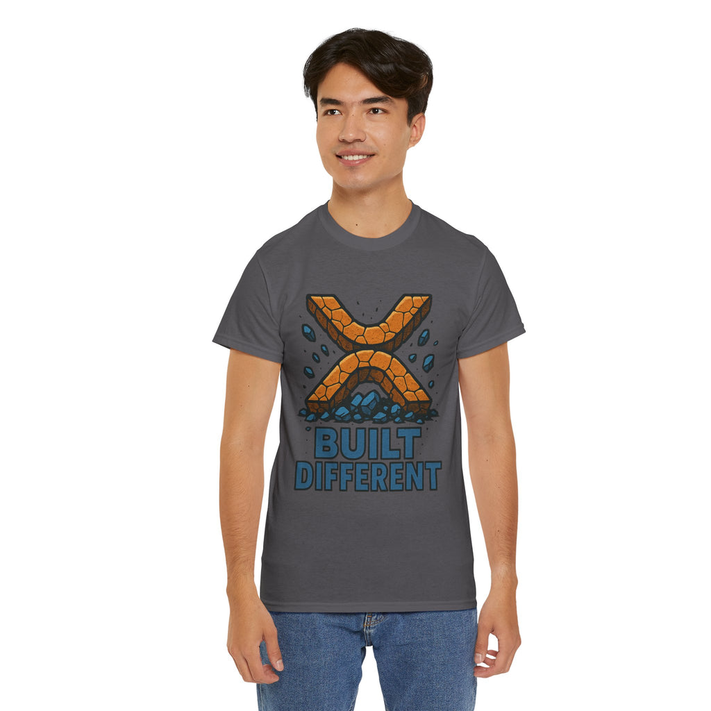 Built Different T-Shirt — Rugged Crypto X Design Tee