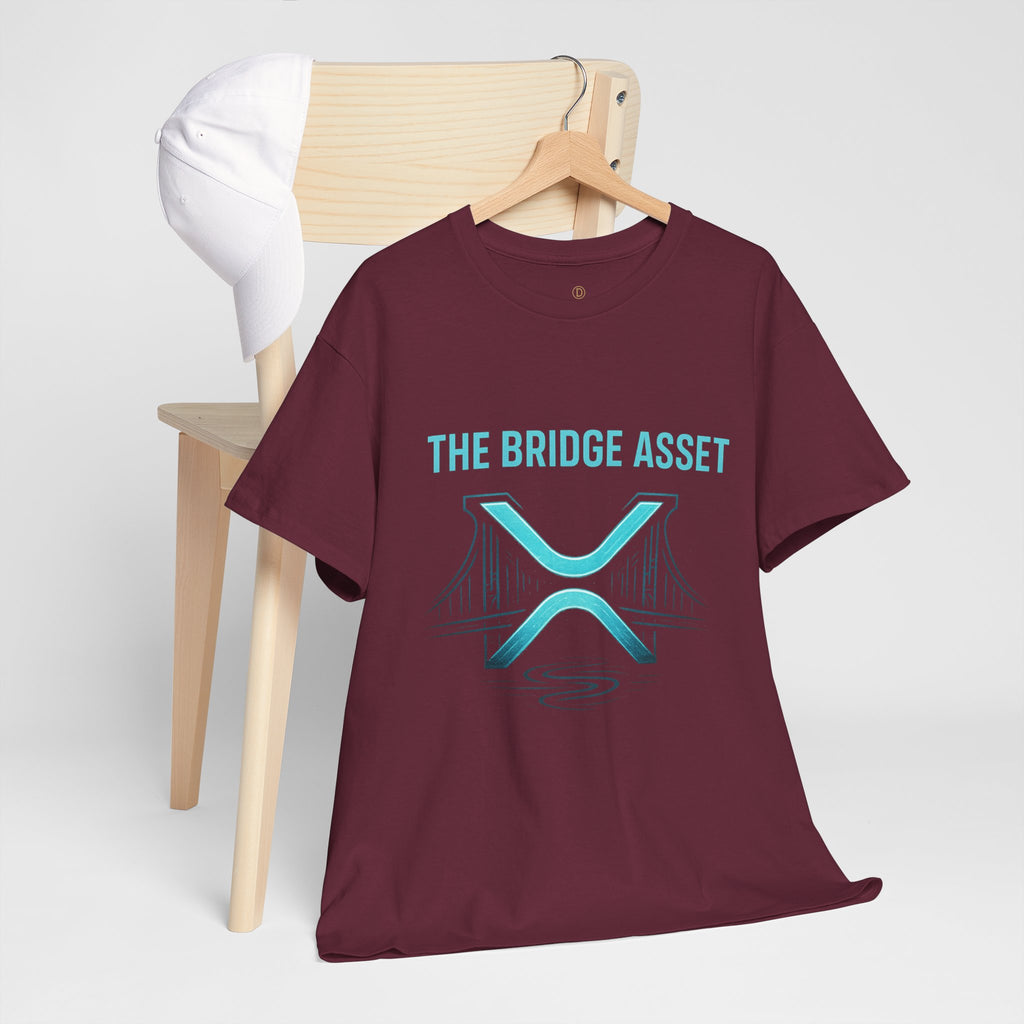 XRP 'The Bridge Asset' Graphic Tee — Crypto Ripple Logo Shirt