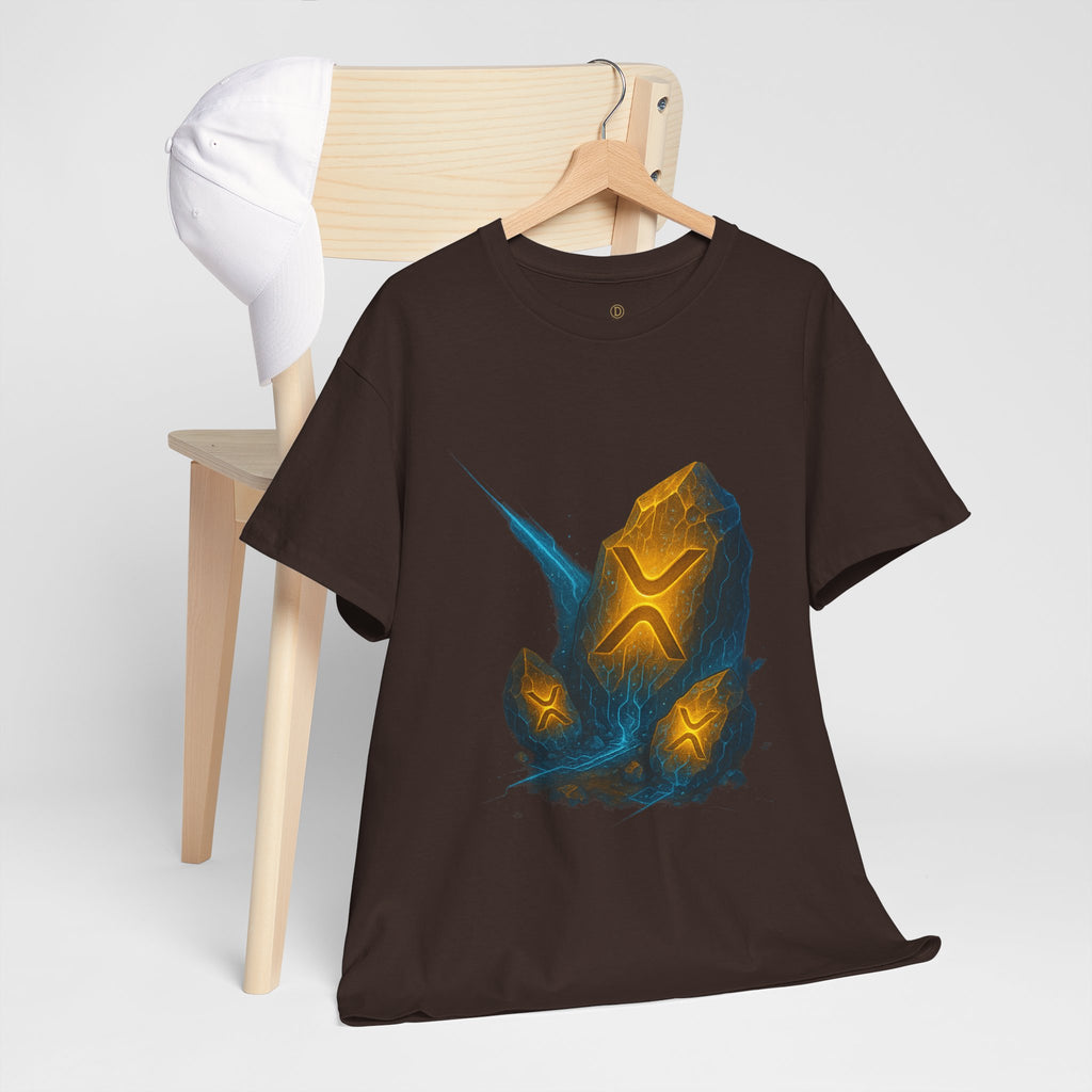 Rune Stone Graphic Tee — Glowing Mystic Rock T-Shirt