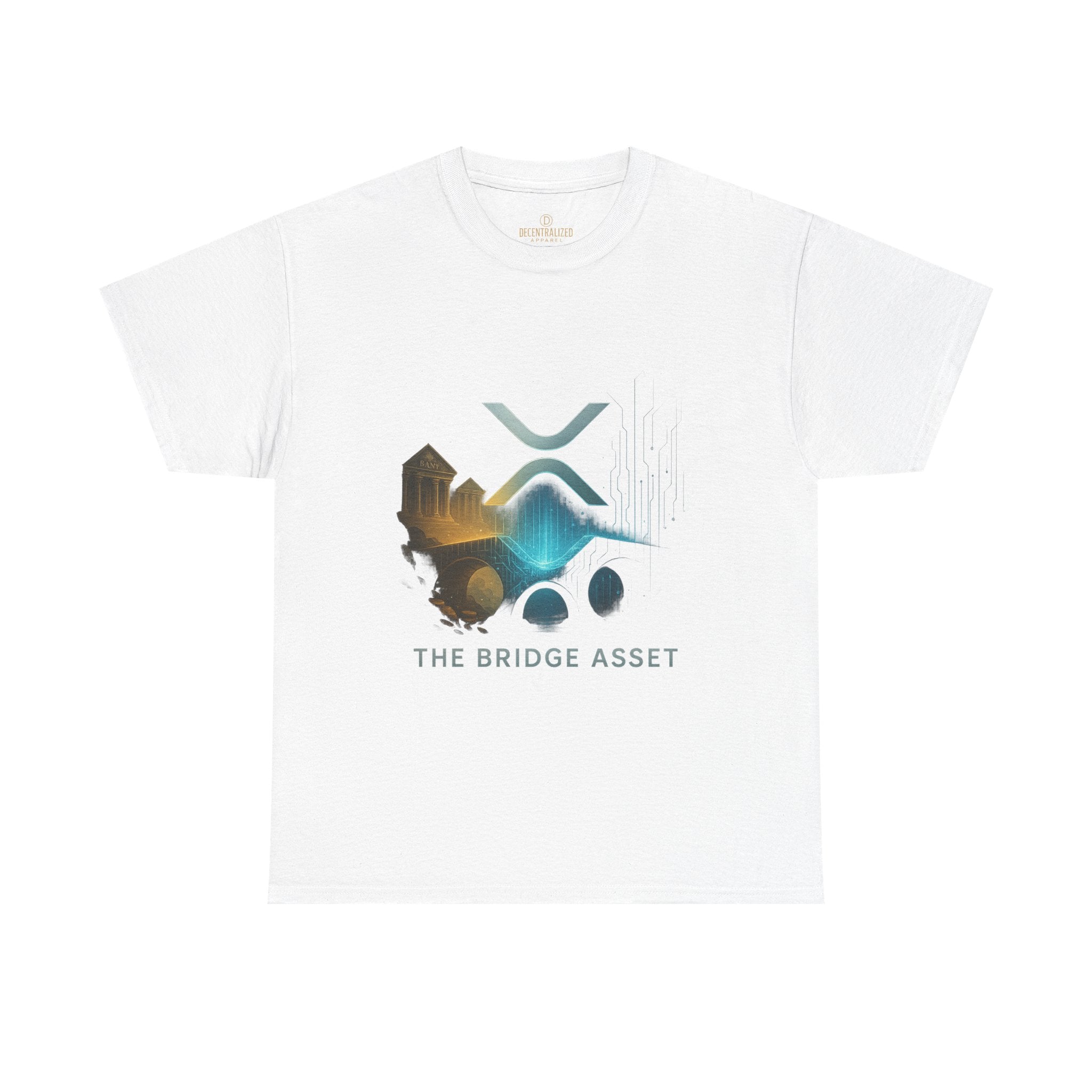 Ripple XRP Crypto Tee — 'The Bridge Asset' Logo T-Shirt