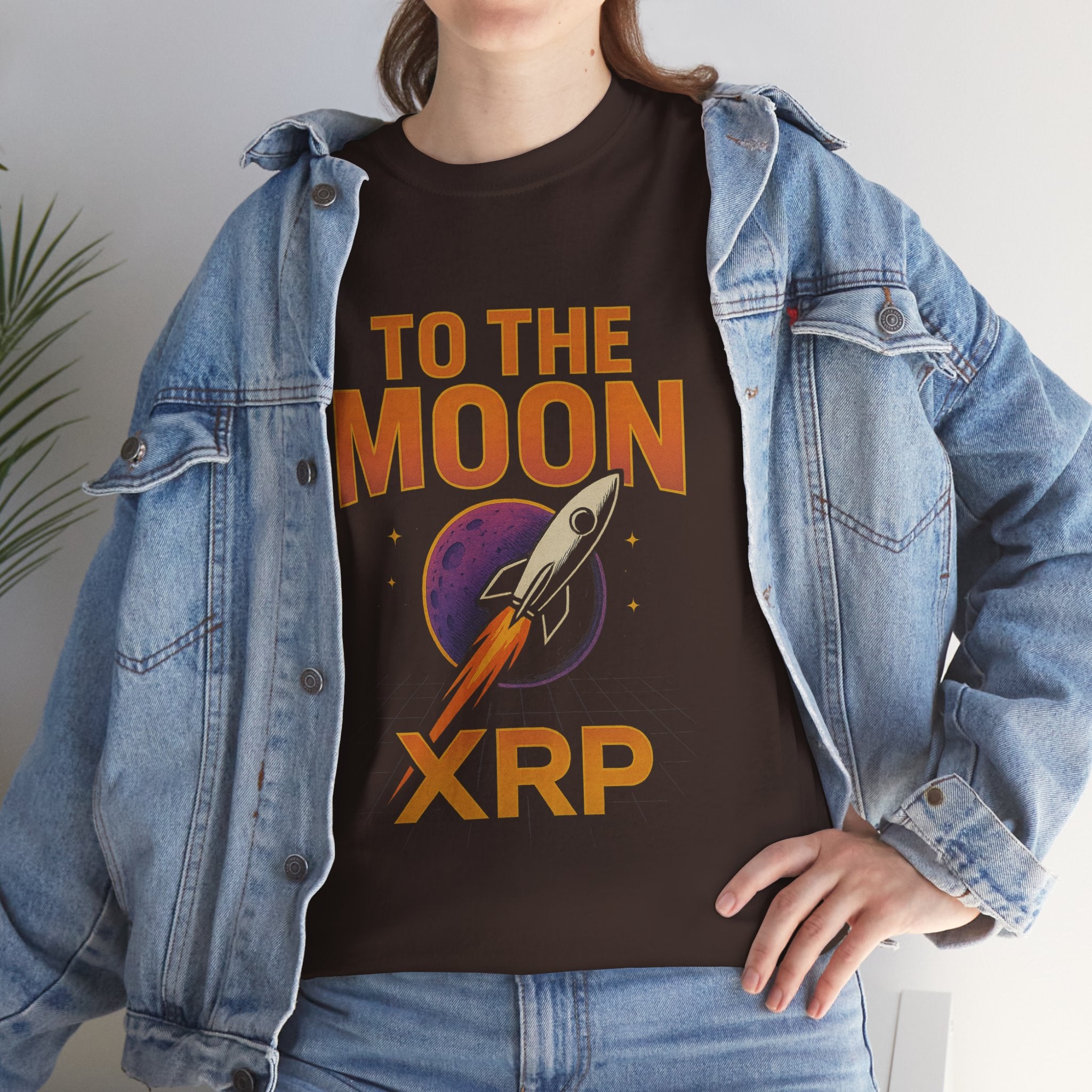 XRP To The Moon Tee — Cryptocurrency Investor Rocket Shirt