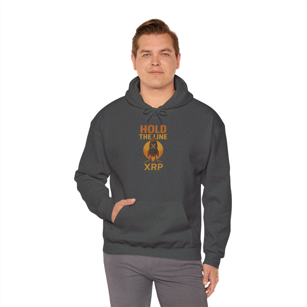 XRP 'Hold the Line' Hoodie — Crypto Supporter Sweatshirt