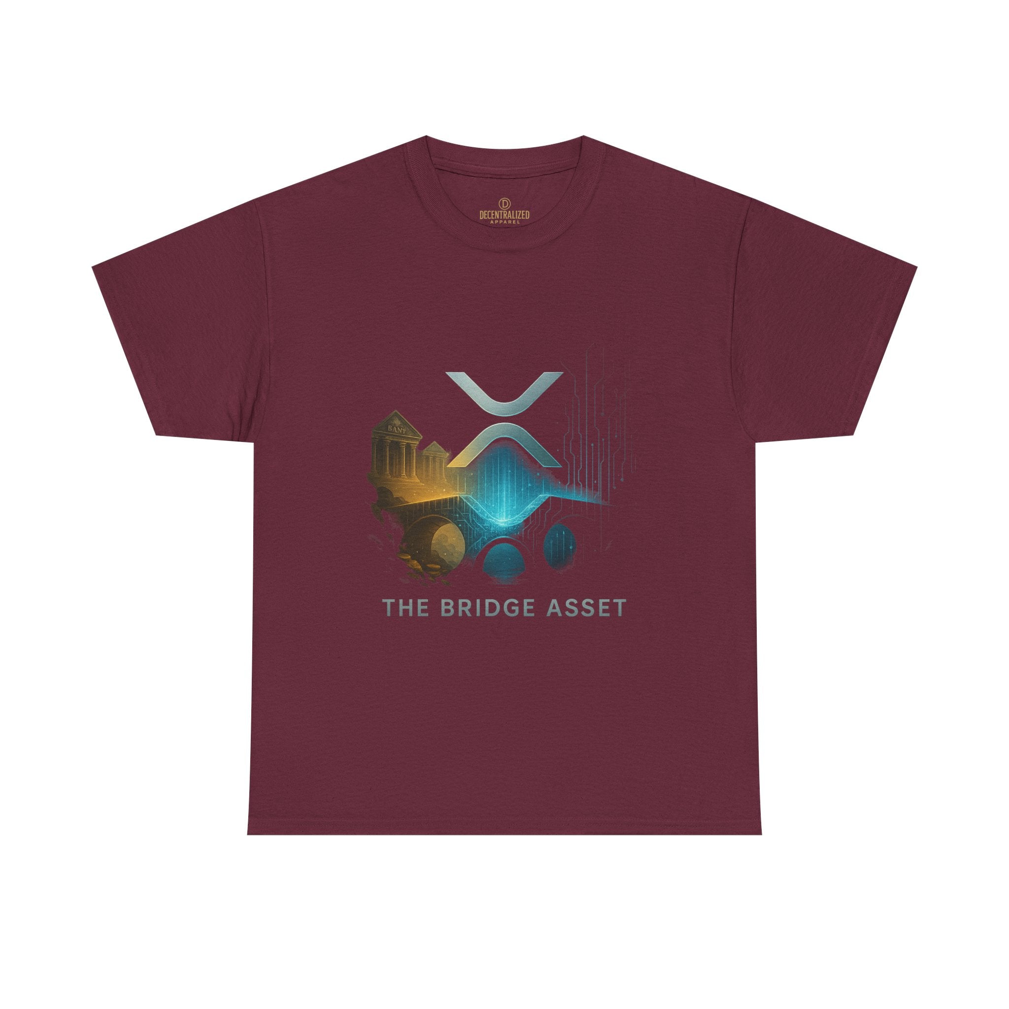 Ripple XRP Crypto Tee — 'The Bridge Asset' Logo T-Shirt