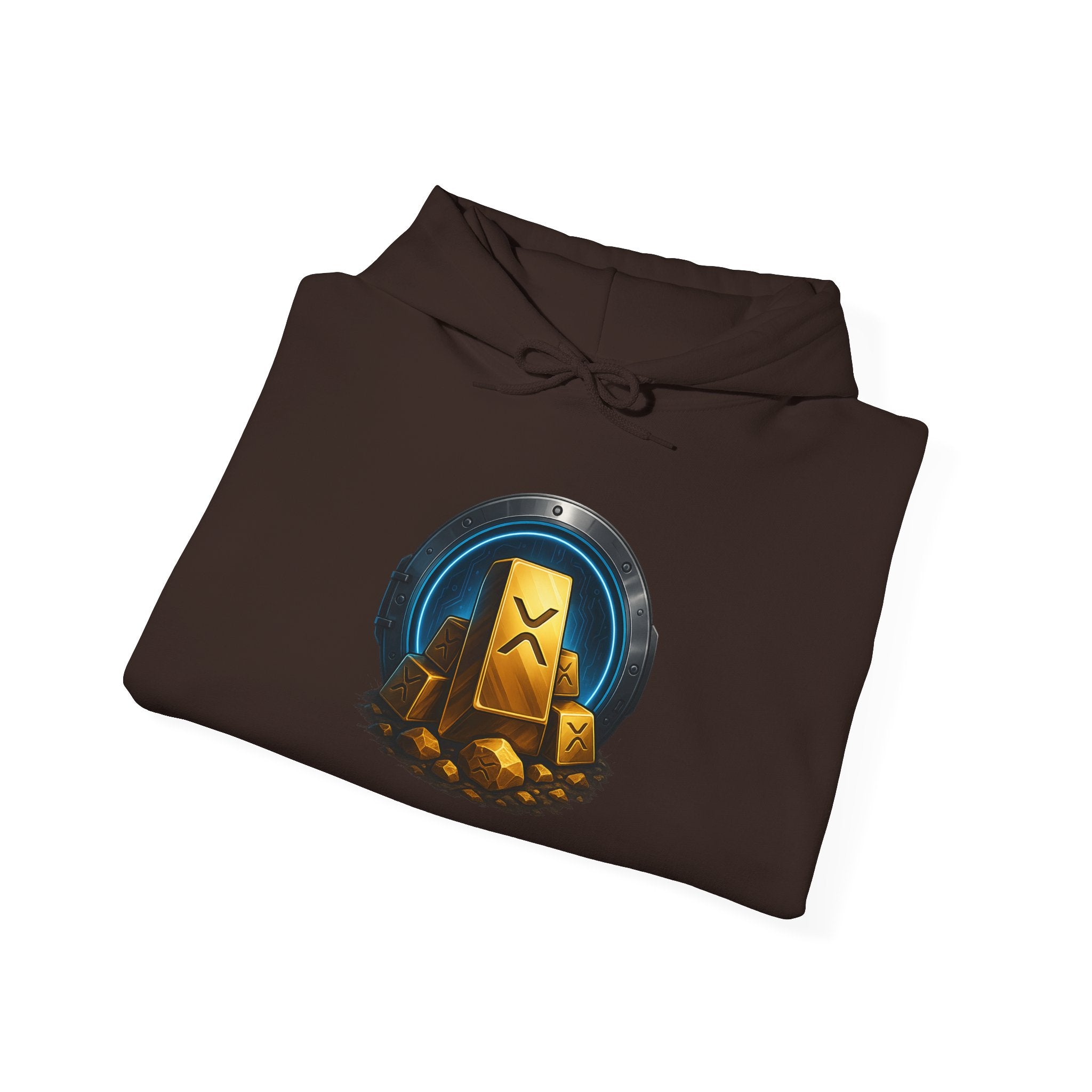 Gaming Treasure Hoodie — Gold Loot Chest Emblem