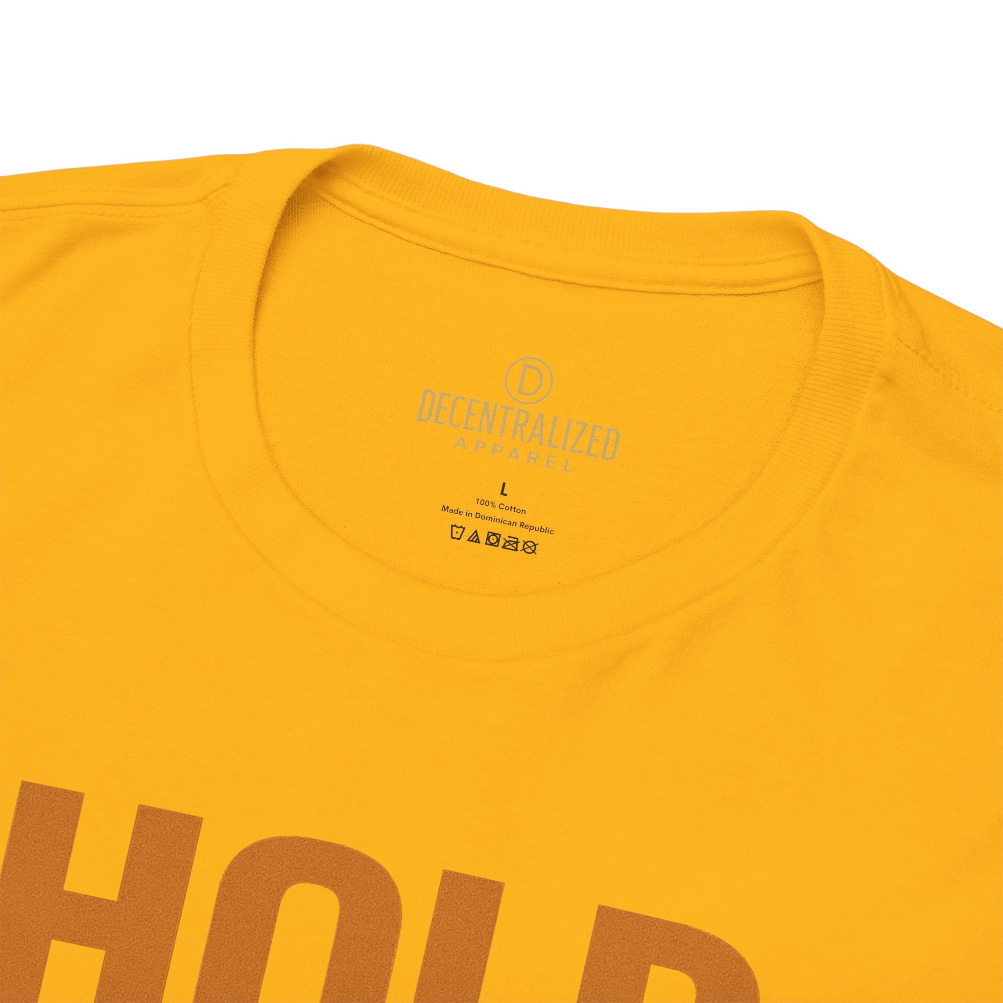 Hold The Line Tee — Bold Flag Graphic Cryptocurrency XRP Shirt