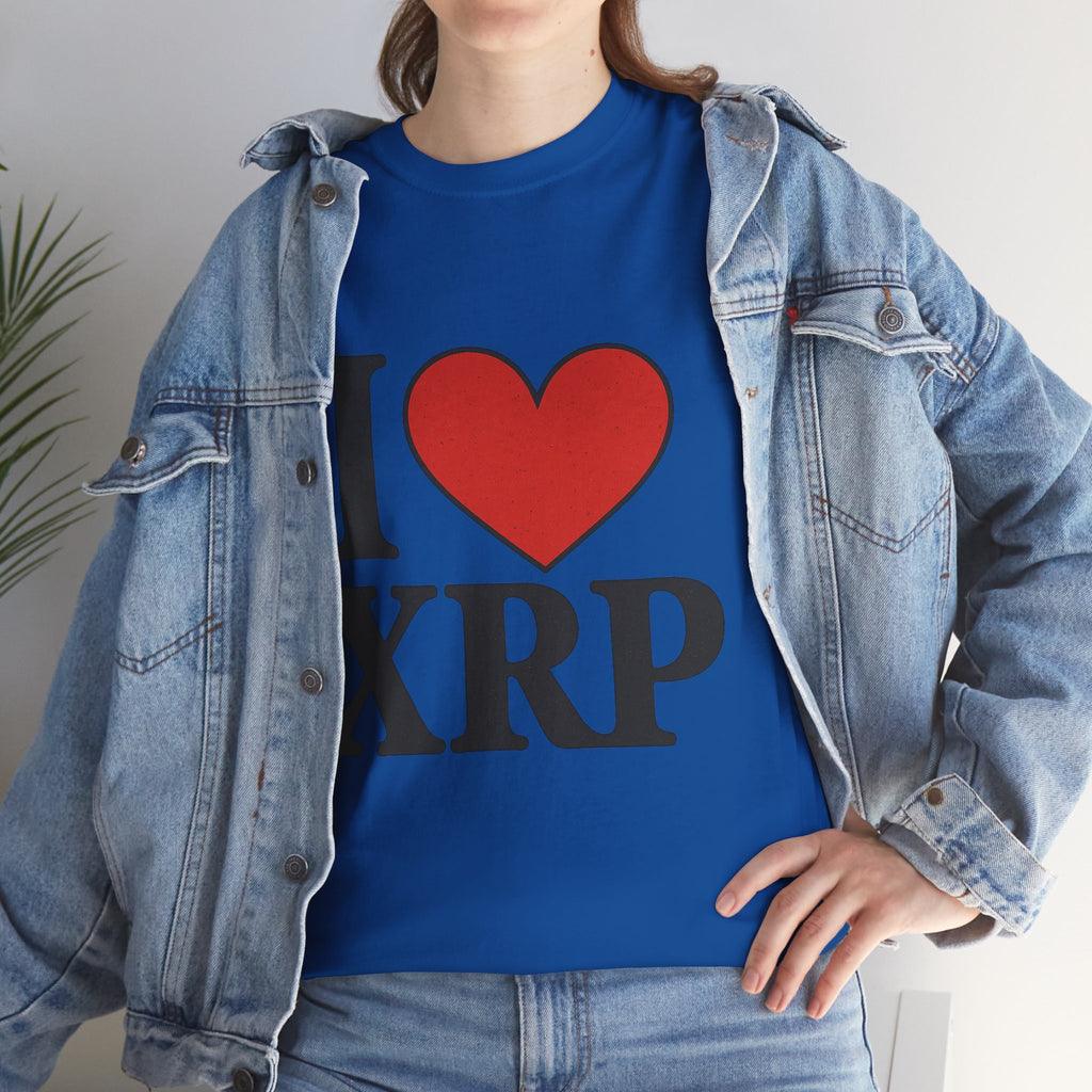 I  XRP T-Shirt — Crypto Enthusiast Ripple Tee