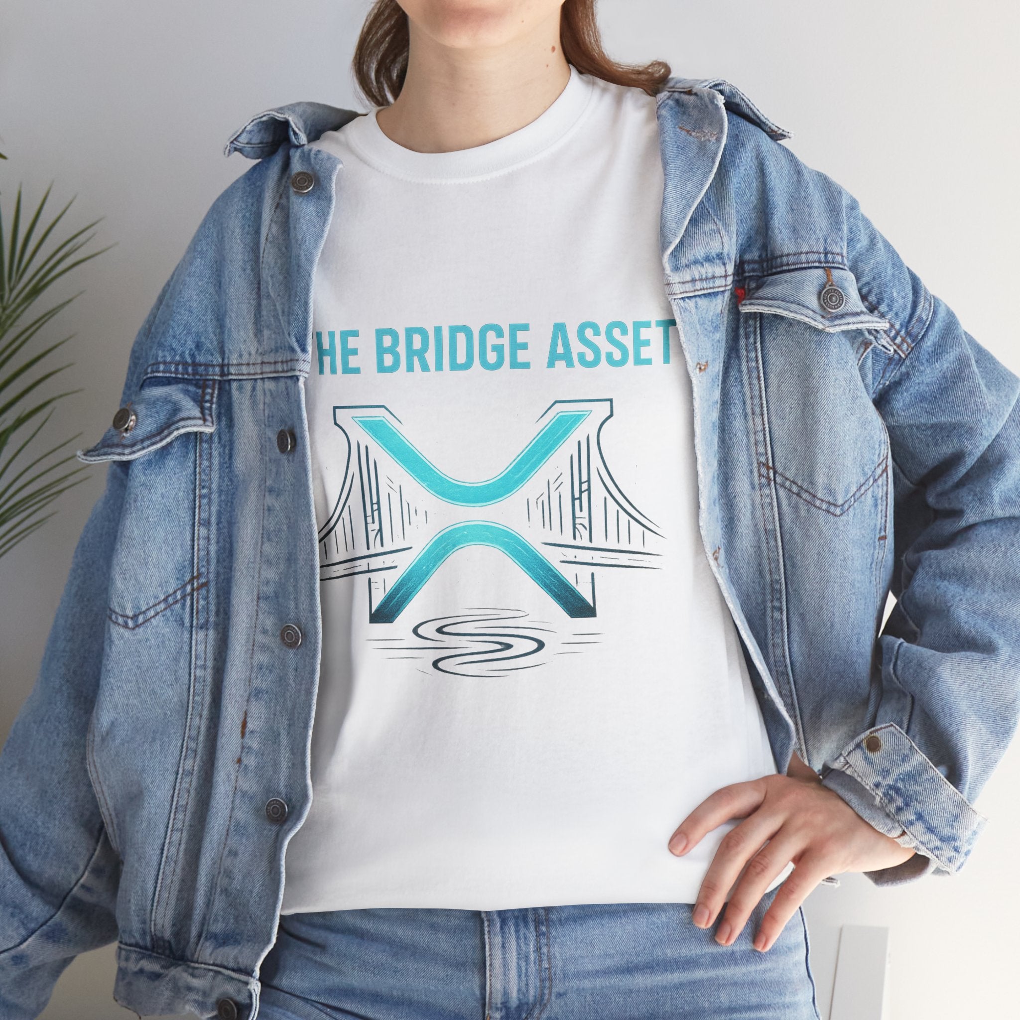 XRP 'The Bridge Asset' Graphic Tee — Crypto Ripple Logo Shirt