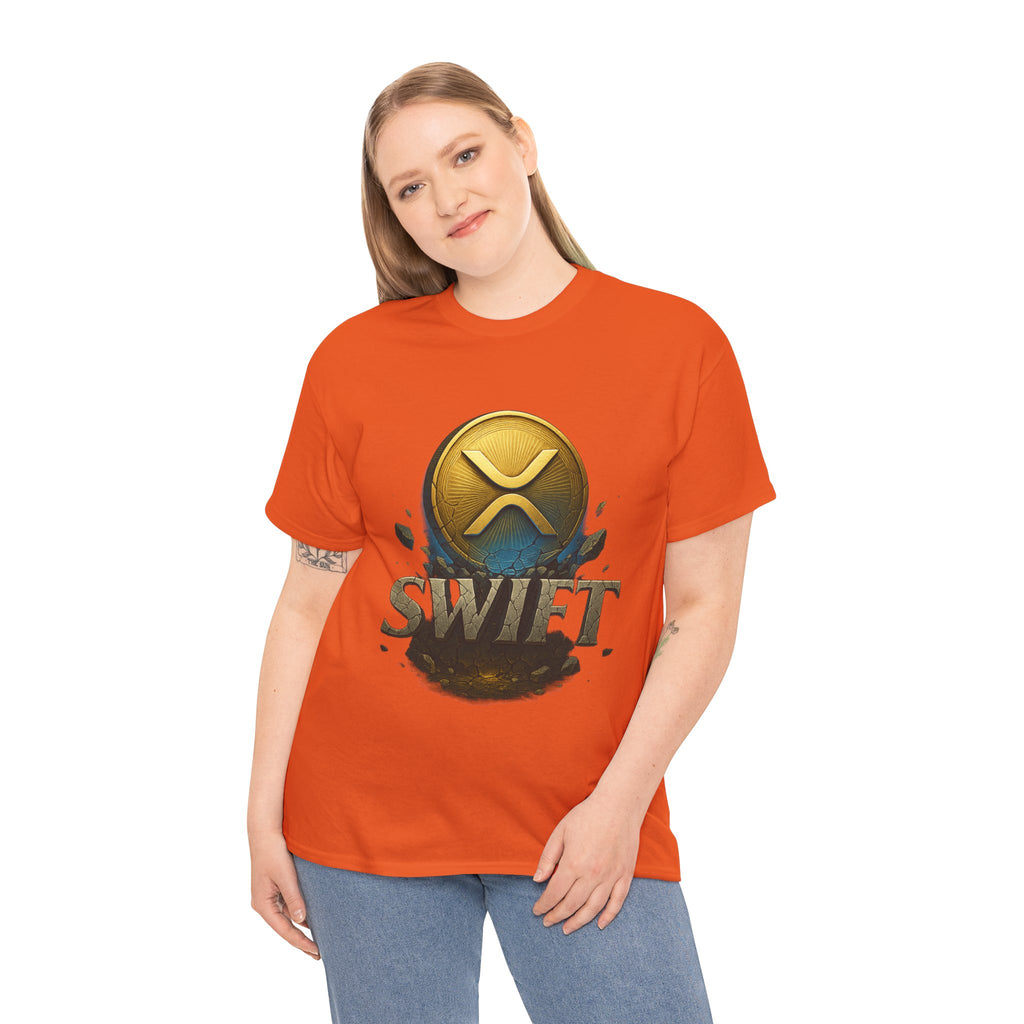 XRP Swift Cryptocurrency T‑Shirt — Ripple Coin Logo Graphic Tee