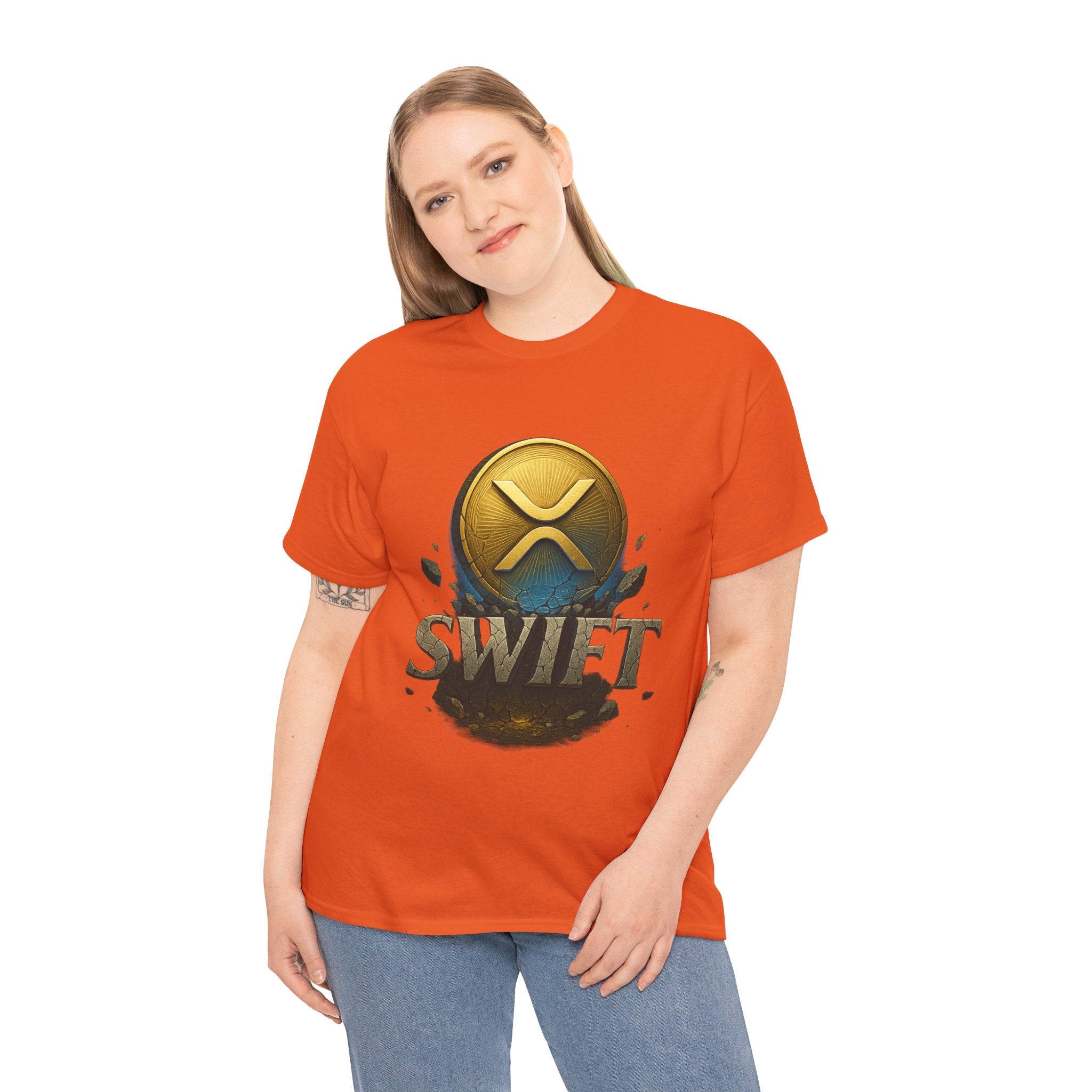 XRP Swift Cryptocurrency T‑Shirt — Ripple Coin Logo Graphic Tee