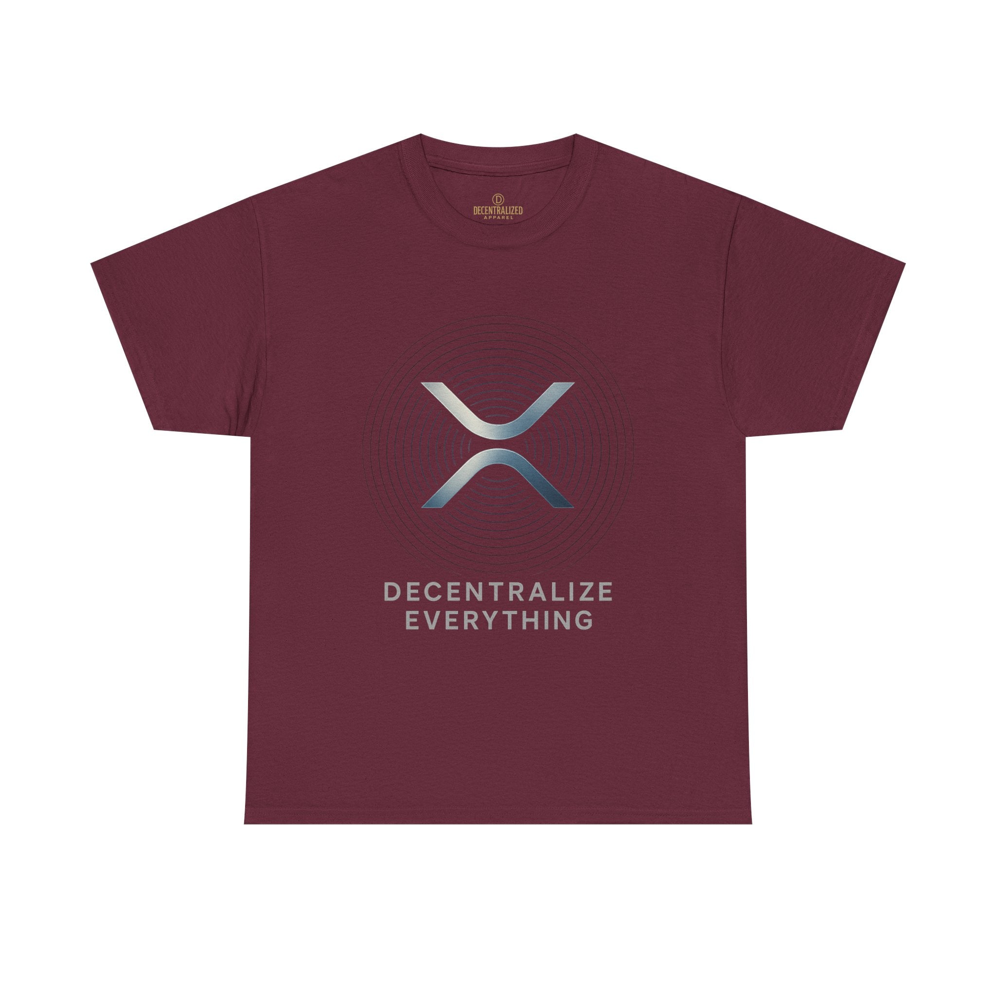 XRP 'Decentralize Everything' Tee - Crypto Logo T-Shirt