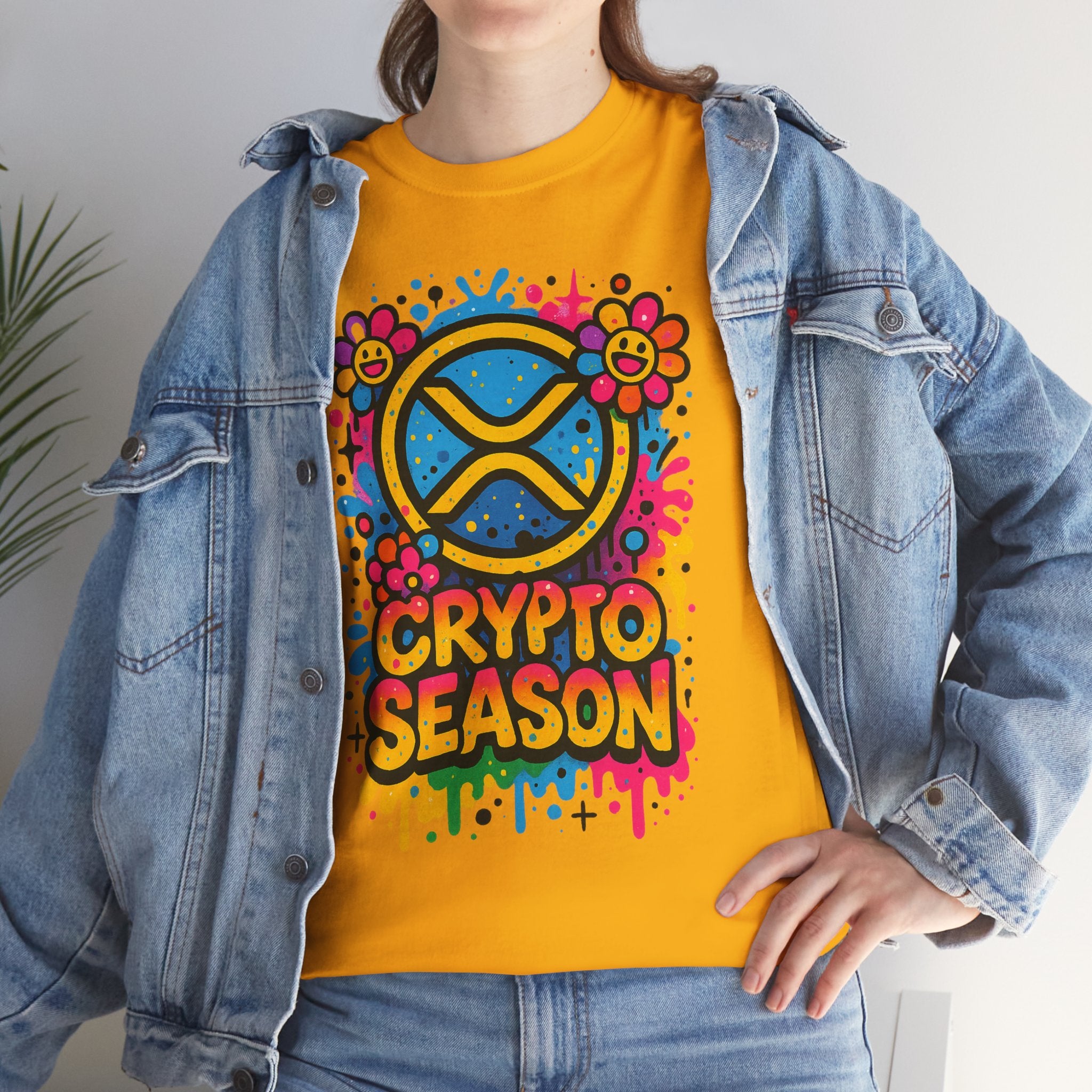Crypto Season T-Shirt — Colorful Ripple XRP Logo Tee