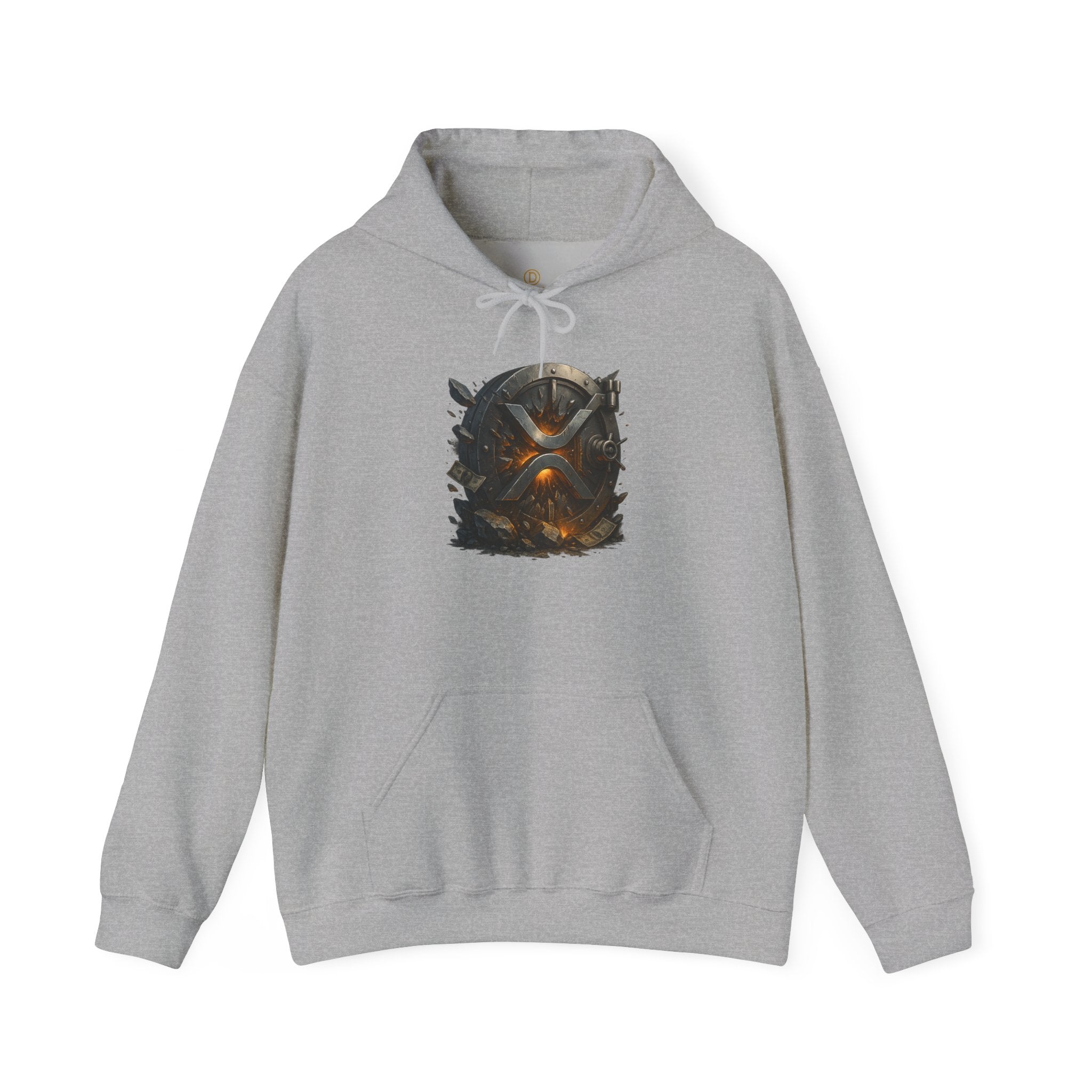 Viking Shield & Helmet Hoodie — Norse Warrior Graphic Sweatshirt