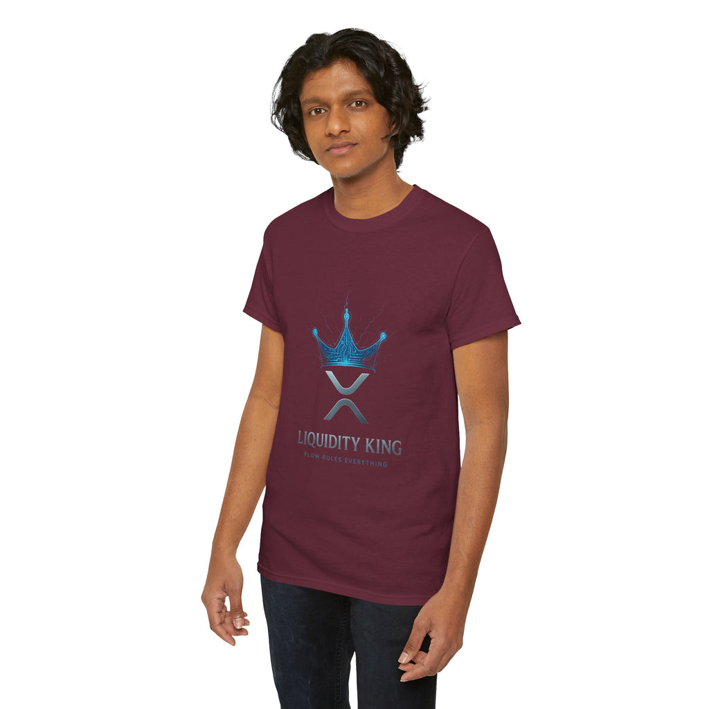 RIPPLE Liquidity King T-Shirt — Crypto XRP Crown Tee