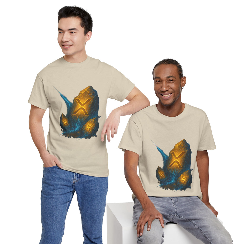 Rune Stone Graphic Tee — Glowing Mystic Rock T-Shirt