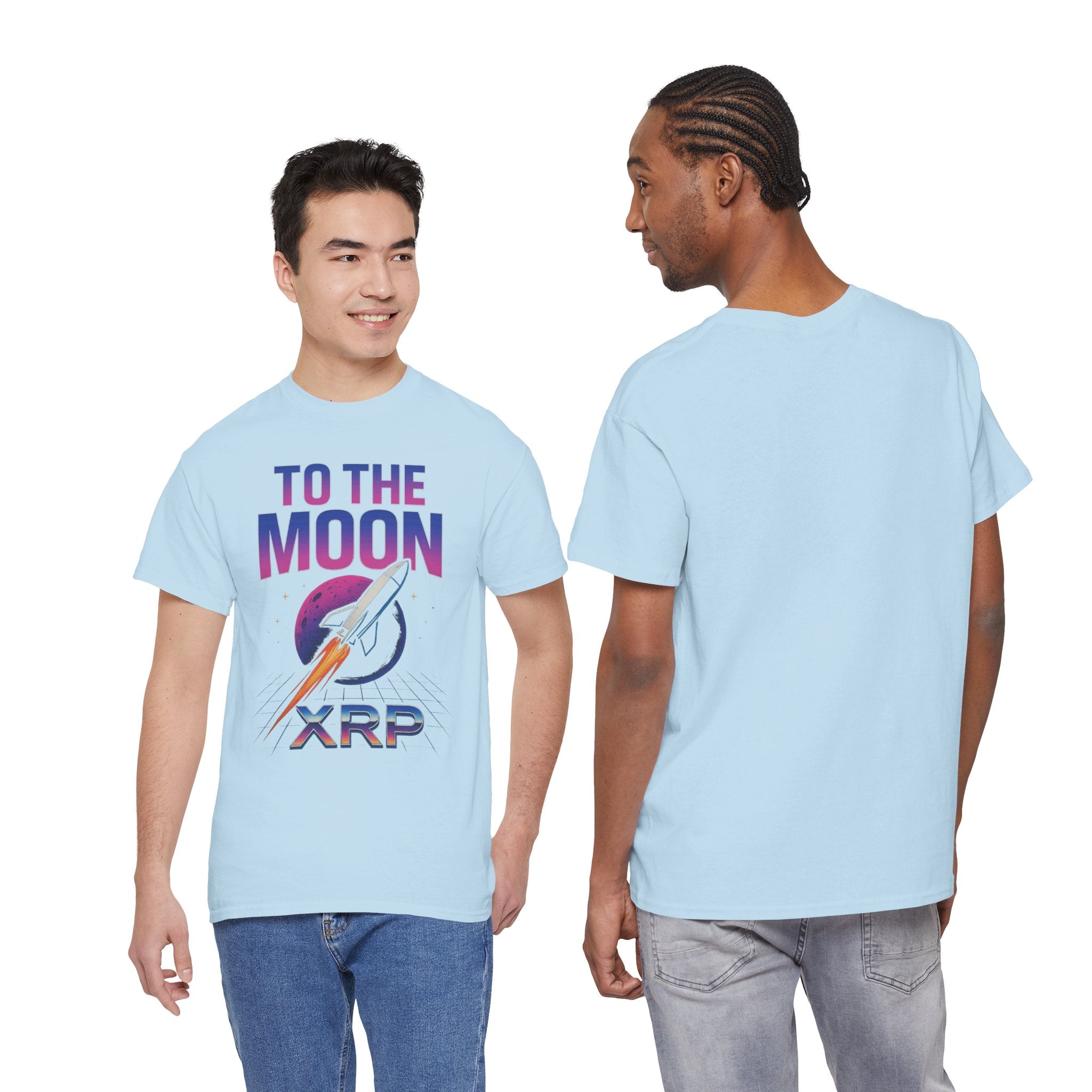 XRP 'To The Moon' T-Shirt — Crypto Investor Rocket Tee