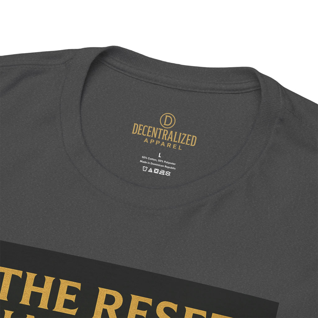 XRP Crypto Tee — "The Reset Has Begun" Bitcoin Alternative Shirt