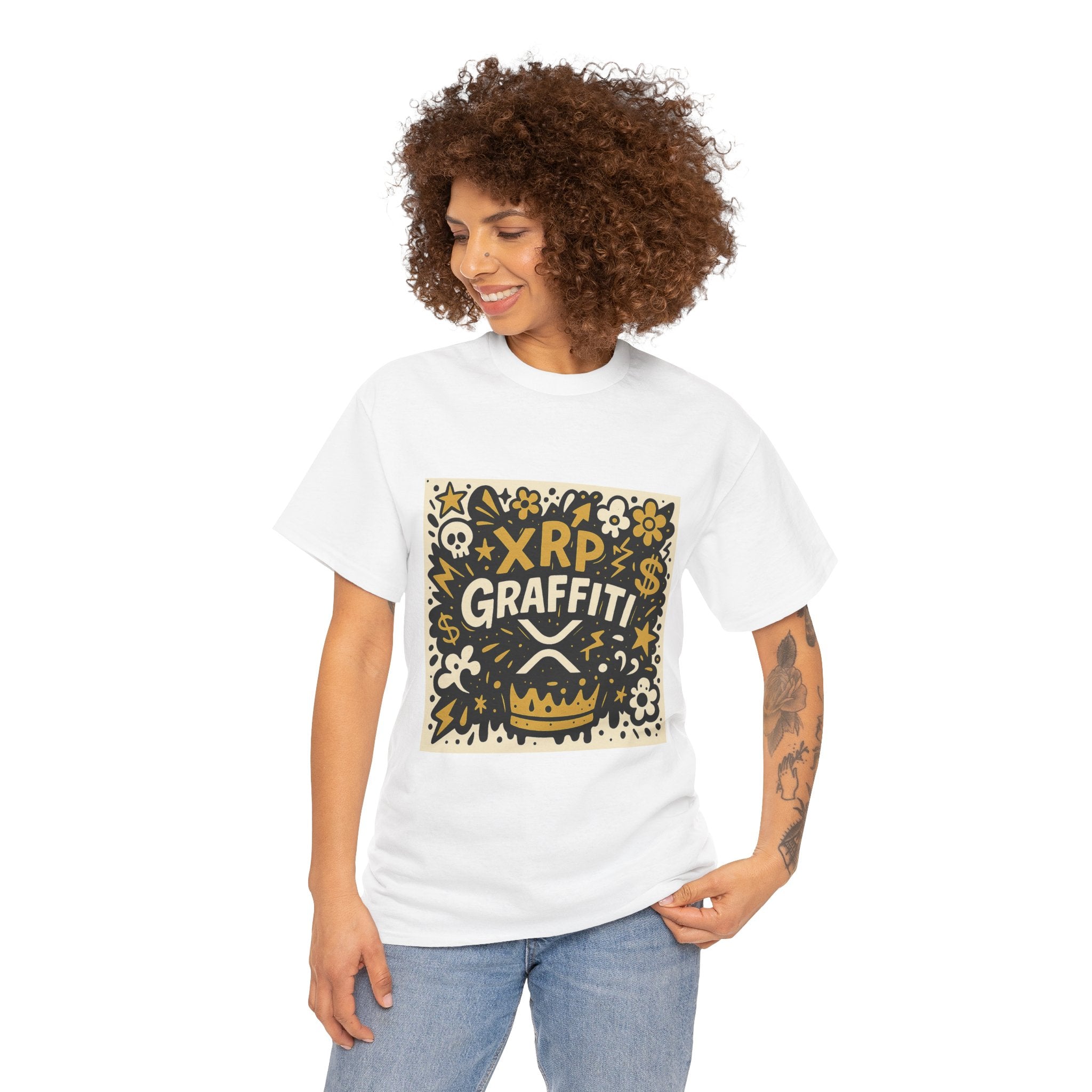 XRP Graffiti Tee — Crypto Street Art T-Shirt