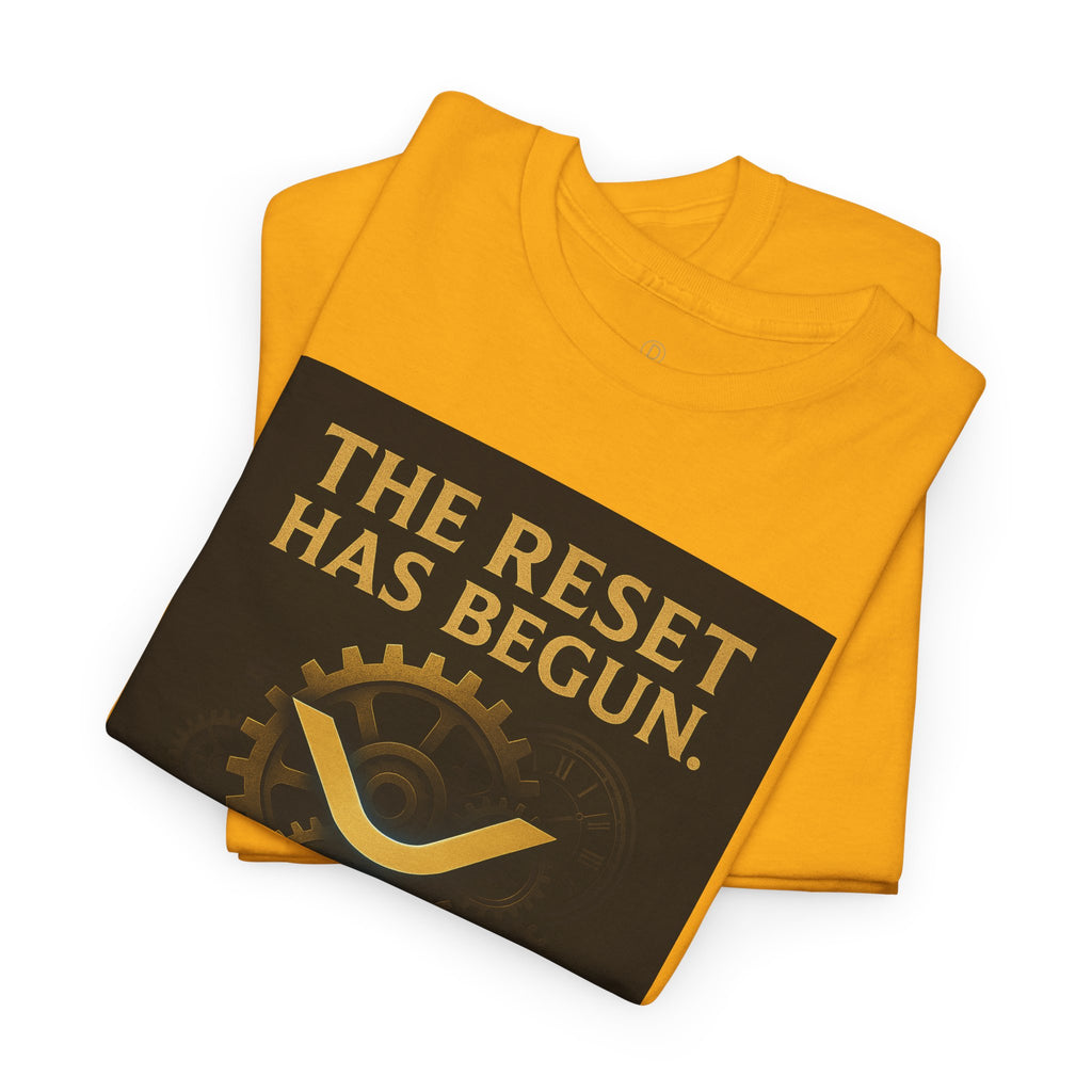 XRP Crypto Tee — "The Reset Has Begun" Bitcoin Alternative Shirt