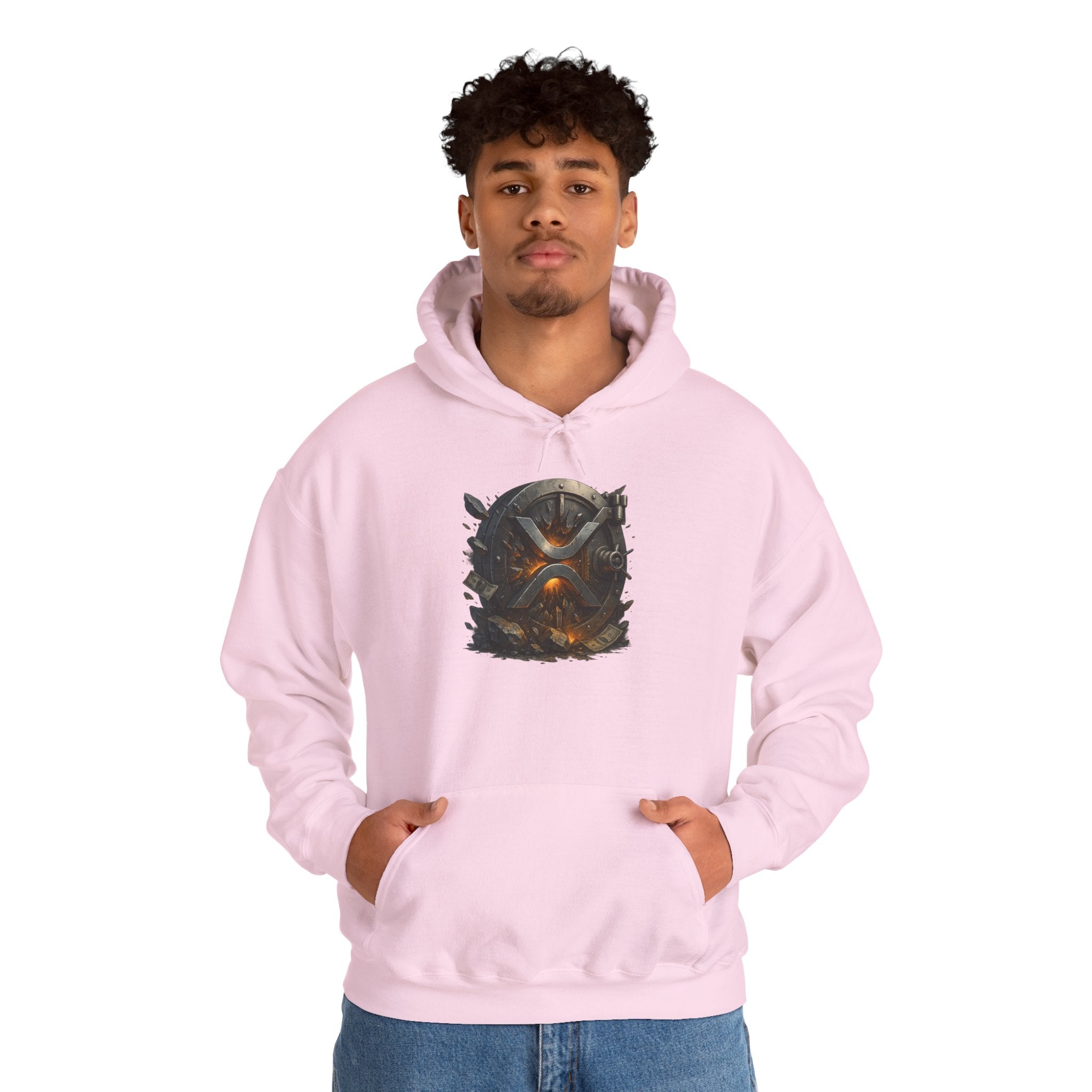 Viking Shield & Helmet Hoodie — Norse Warrior Graphic Sweatshirt