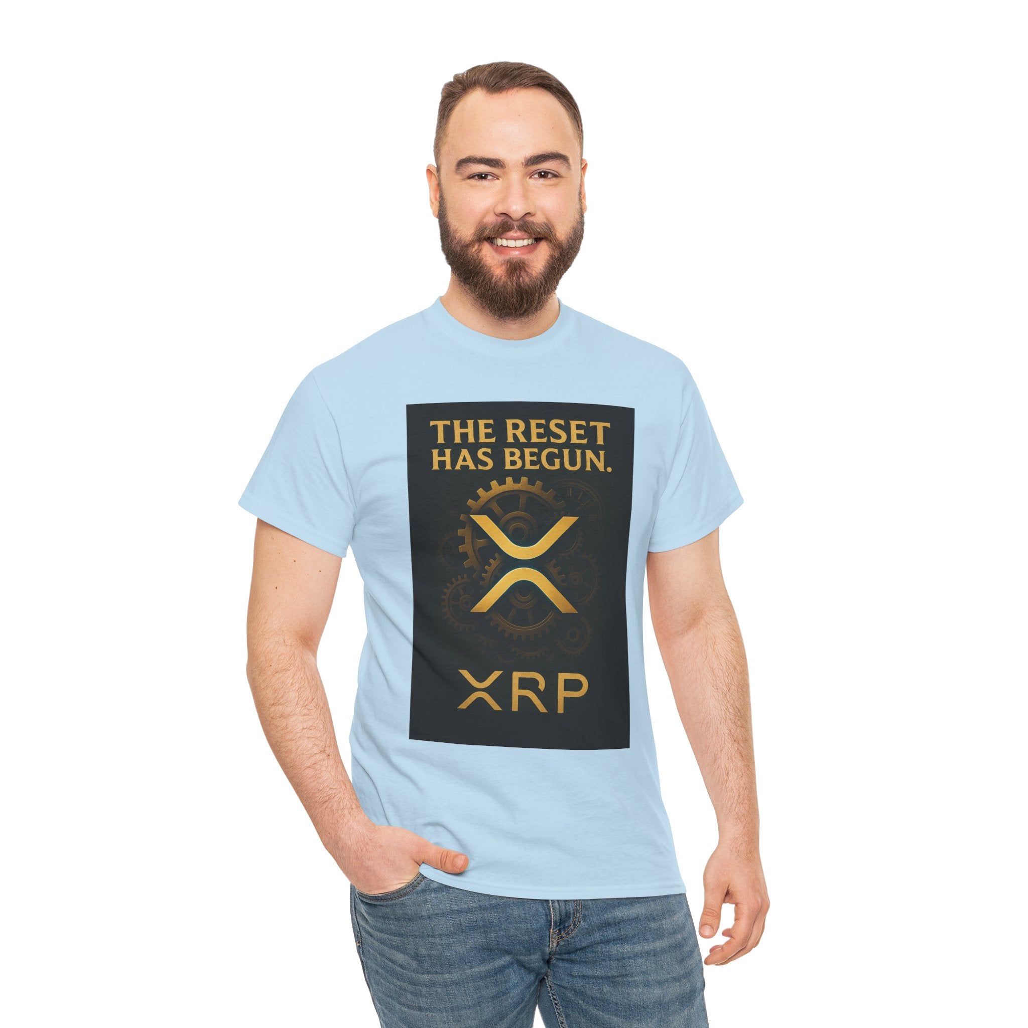 XRP Crypto Tee — "The Reset Has Begun" Bitcoin Alternative Shirt