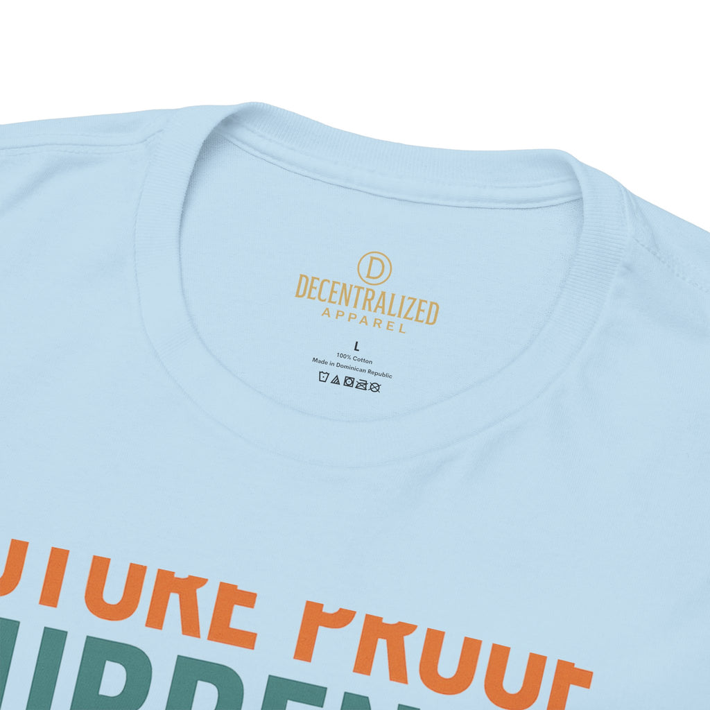 RIPPLE XRP 'Future Proof Currency' Graphic Tee — Crypto Retro Logo Shirt