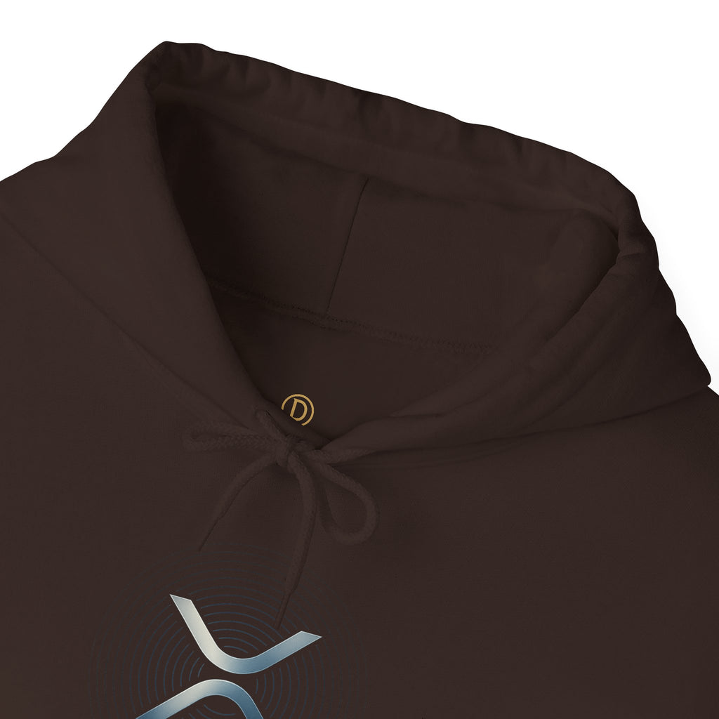 XRP 'Decentralize Everything' Hoodie — Minimal Crypto Logo Pullover