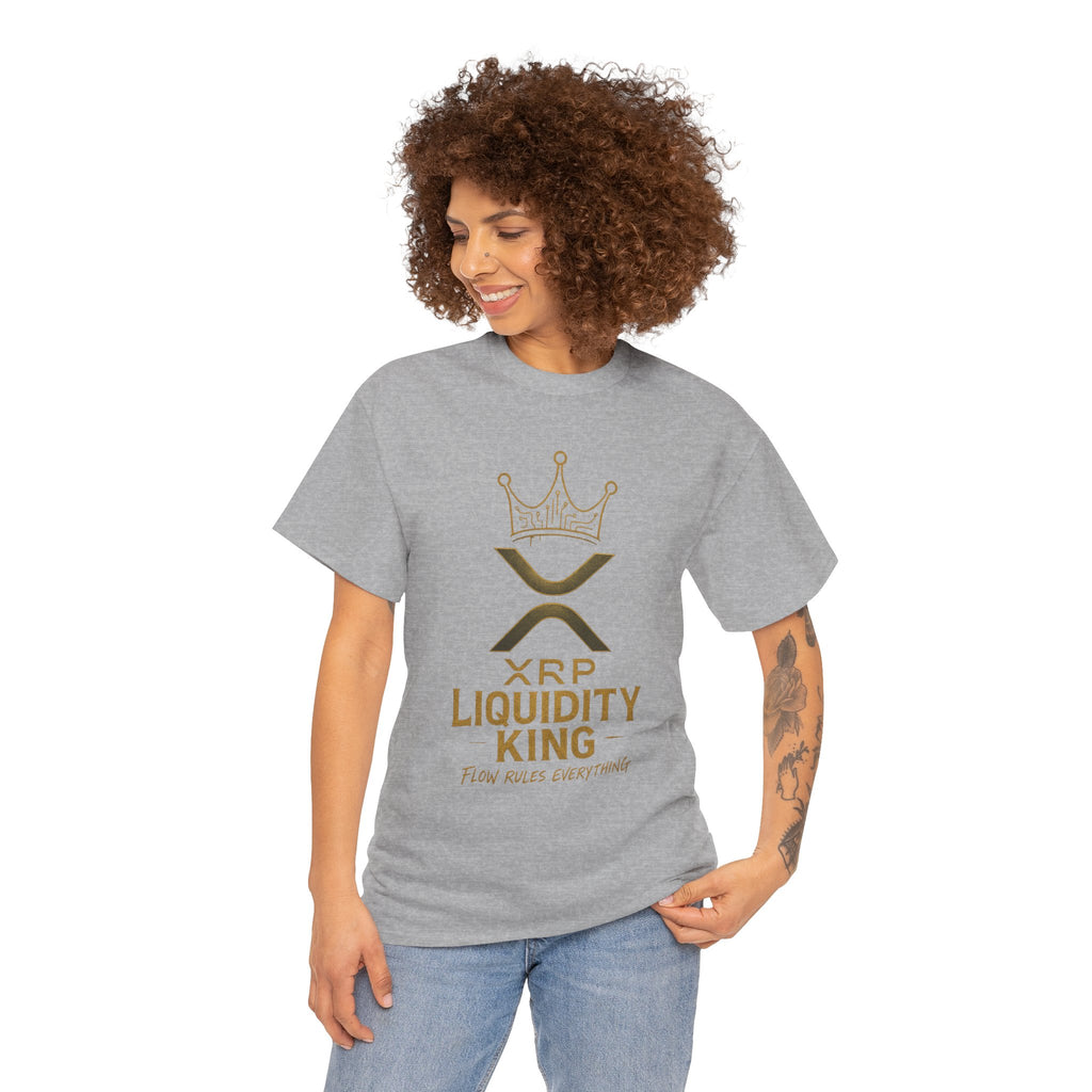 XRP Liquidity King Tee — Crypto Crown T-Shirt
