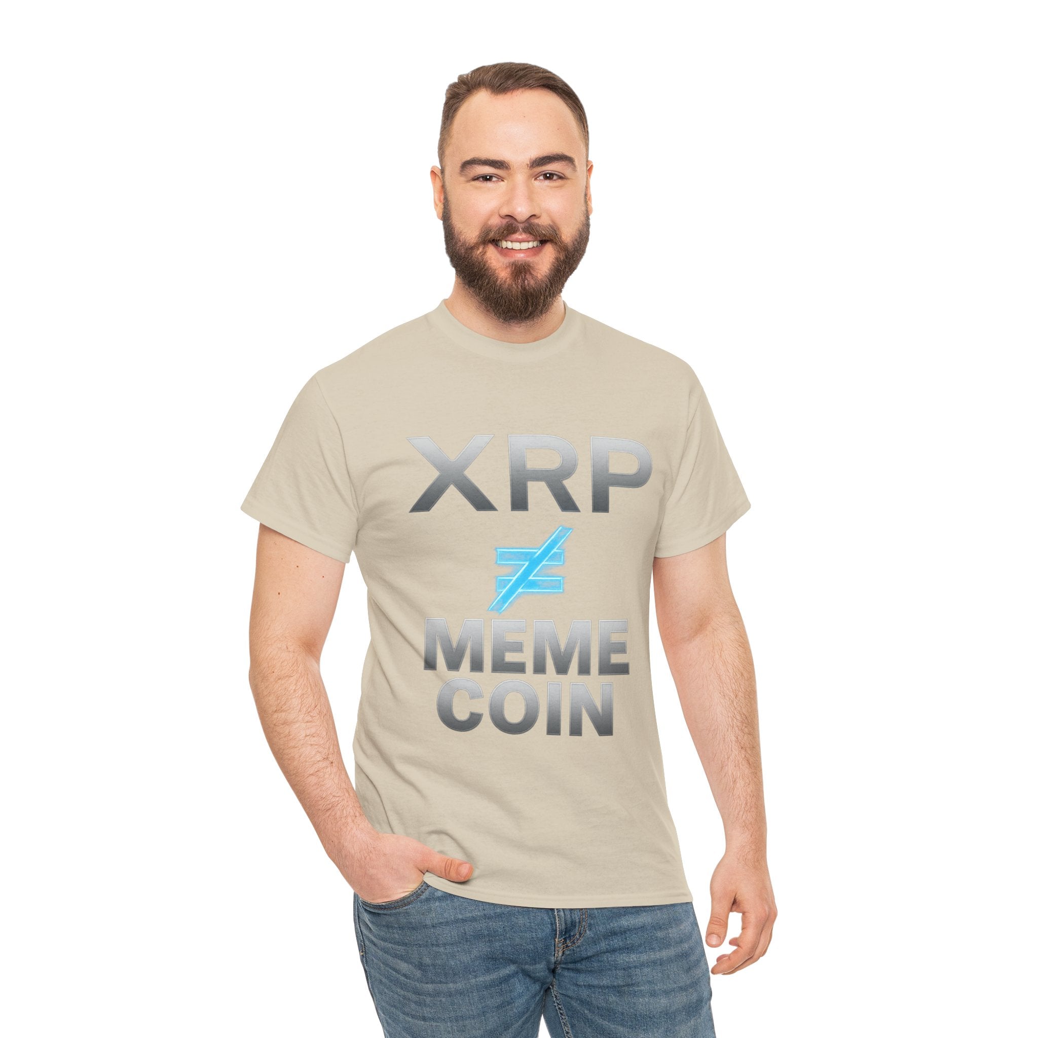 XRP ≠ Meme Coin T-Shirt — Crypto Investor Statement Tee